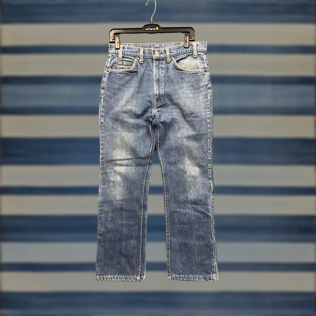Levi's VINTAGE Levi's 517 Jeans Mens 34x32 Orange Tab USA 80s Western Denim Blue 5-Pocket Regular Bootcut Pants Accessories: Logo Mens Size US 34 / EU 50 - 1 Thumbnail