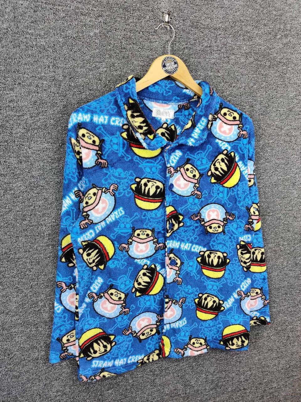 Cartoon Network Vintage One Piece Straw Hat Crew Fleece Shirt Size US M / EU 48-50 / 2 - 5 Thumbnail