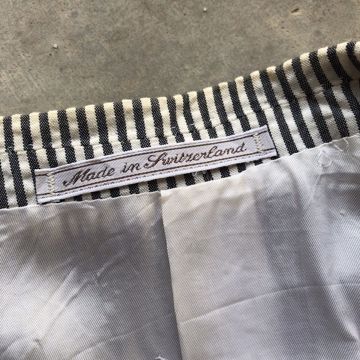 Gucci GUCCI Black White Stripe Blazer Coat Size 40R - 11 Thumbnail