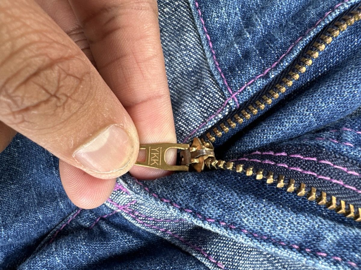 If Six Was Nine × Japanese Brand × Le Grande Bleu (L.G.B.) Inspired Kinky Hysteric Glamour Denim Jeans Size 26" / US 2 / IT 38 - 13 Thumbnail