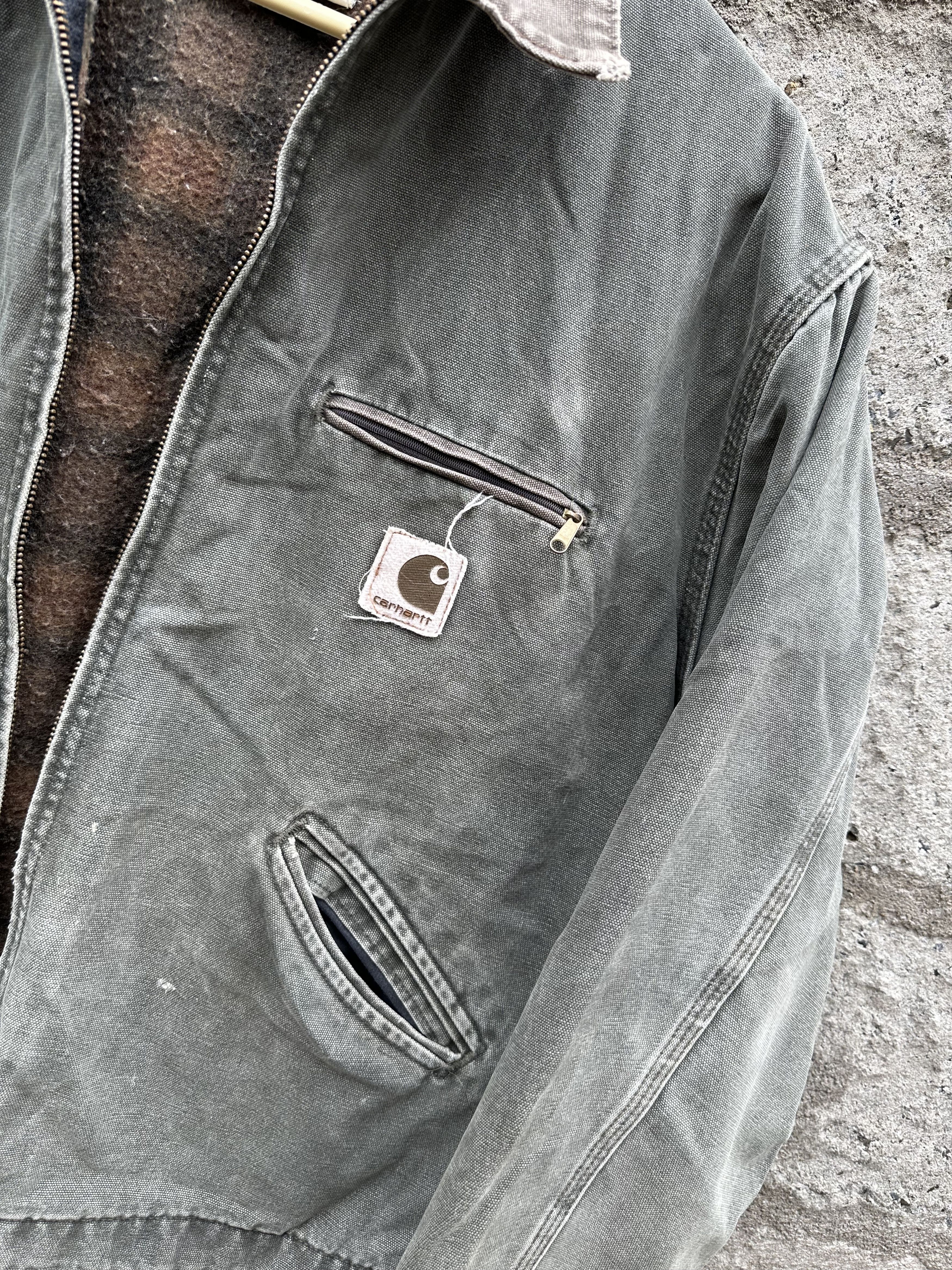 Carhartt Vintage Carhartt Detroit Jacket – Made in USA J97 MOS Size US XL / EU 56 / 4 - 4 Thumbnail