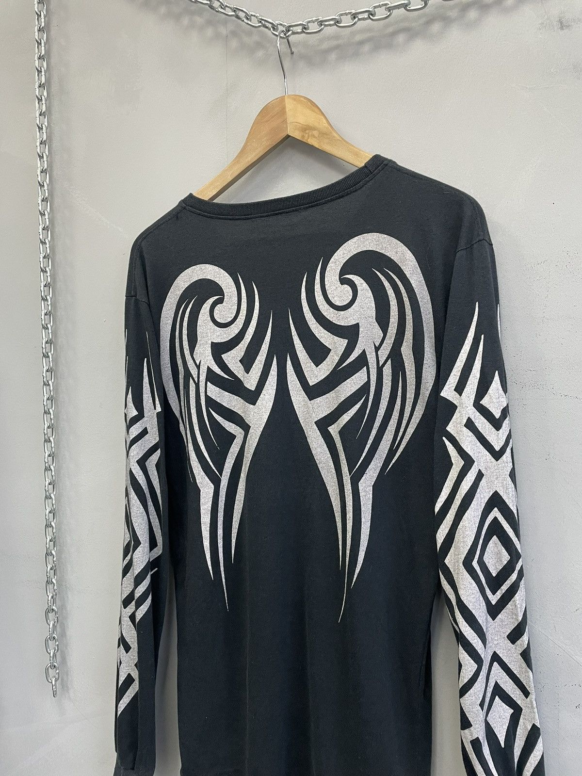 Hysteric Glamour Tribal graphic long sleeve black goth Y2K hysteric glamour Size US M / EU 48-50 / 2 - 6 Thumbnail
