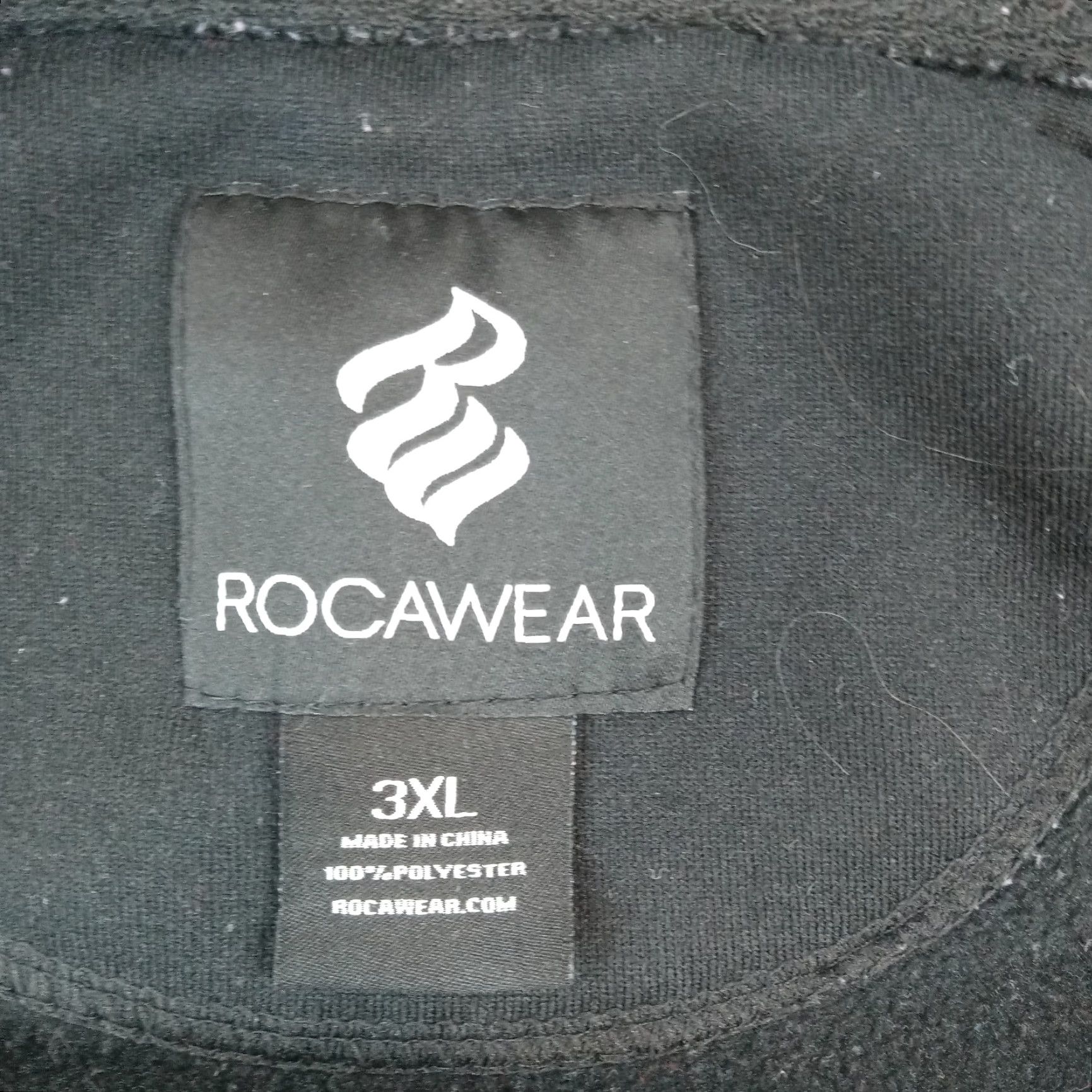 Rocawear Rocawear Sweatshirt Mens 3XL Black Full Zip Mock Neck Zip Pocket Casual - Mens 3XL Rocawear Sweatshirt Full Zip Black Mock Neck Pocket Decade? Size US XXL / EU 58 / 5 - 6 Thumbnail