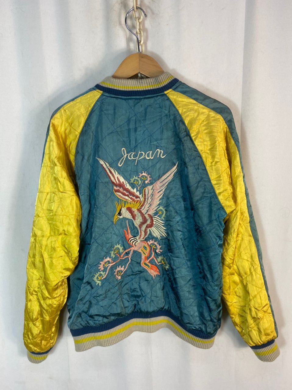 Japanese Brand × Vintage Rare🔥vintage Sukajan reversible rayon jacket by pin ball Size US M / EU 48-50 / 2 - 4 Thumbnail