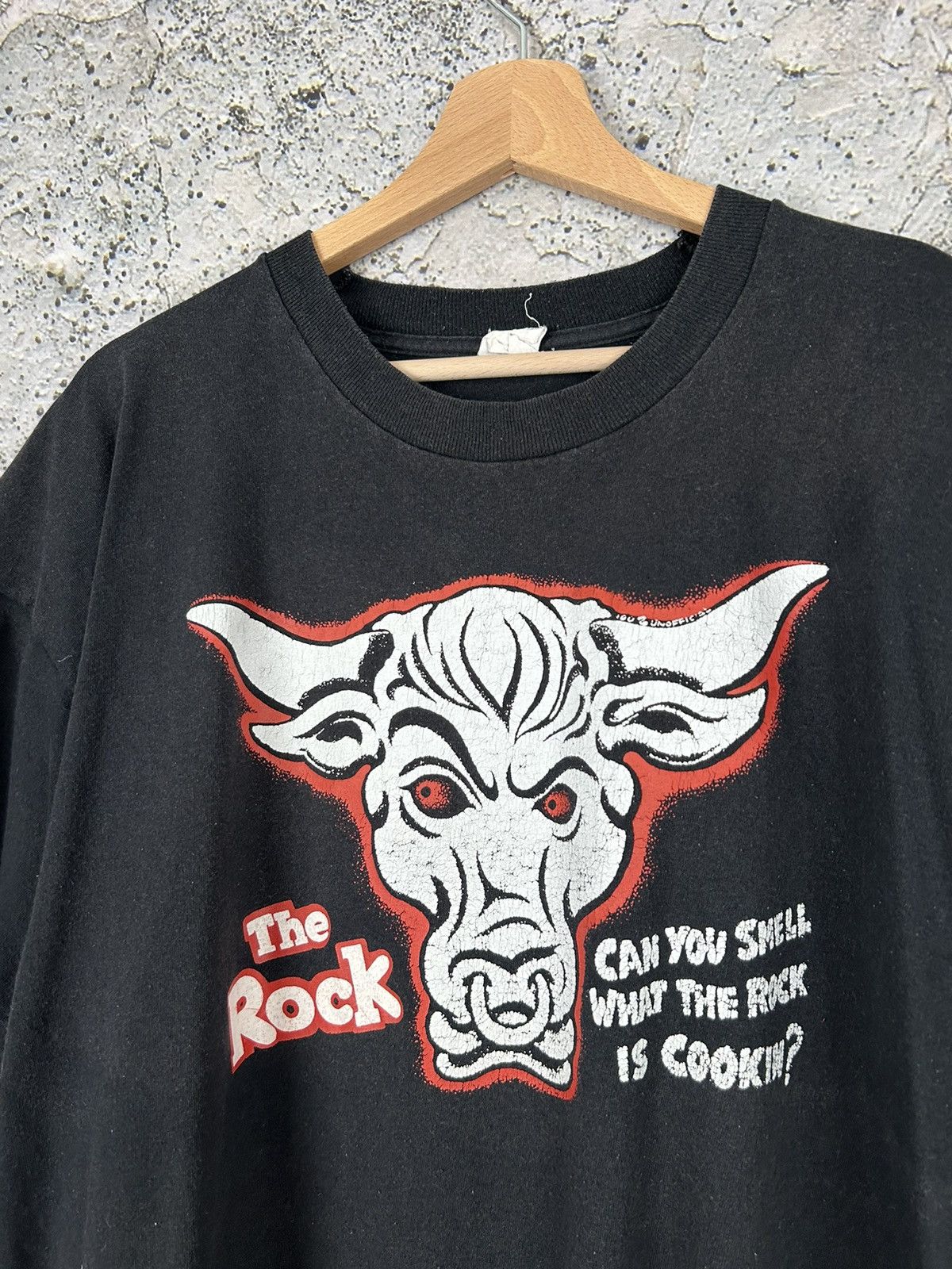 Vintage Vintage WWE The Rock 90s Single Stitch Graphic Tee Rare Hype Size US XL / EU 56 / 4 - 3 Thumbnail