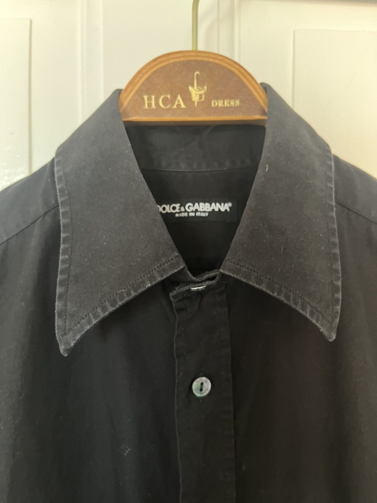 Dolce & Gabbana DOLCE & GABBANA - Button-up shirt, black. Size US M / EU 48-50 / 2 - 5 Thumbnail