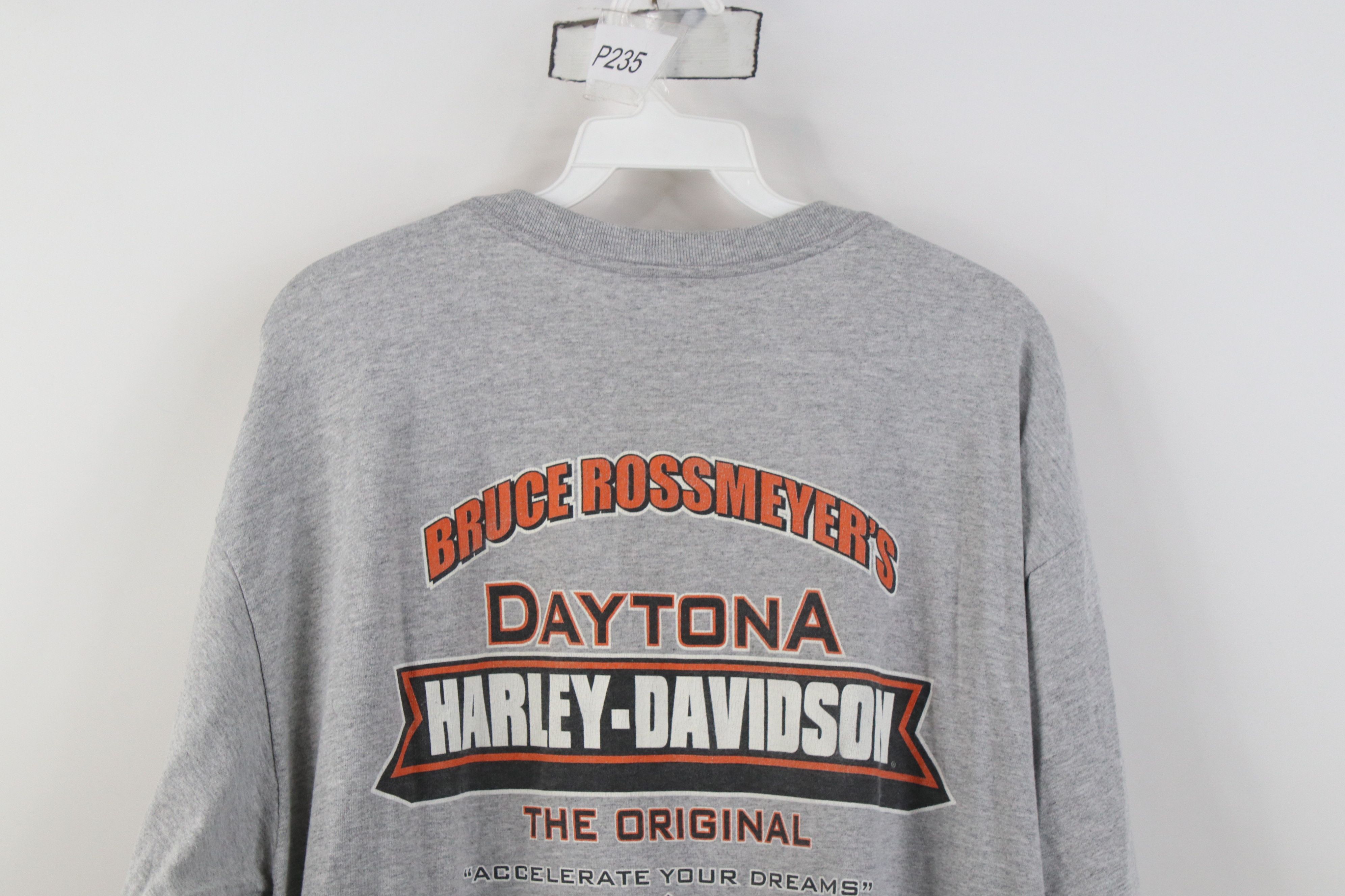 Harley Davidson Vintage Y2K 2005 Harley Davidson Long Sleeve T-Shirt Gray Size US L / EU 52-54 / 3 - 14 Thumbnail