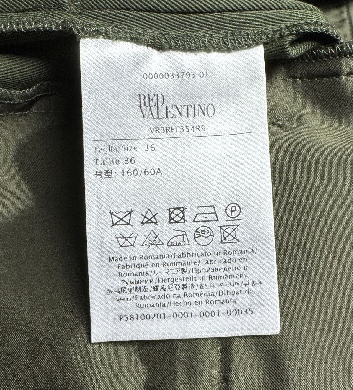 RED Valentino RED Valentino Cotton Wool Cargo Shorts size 36 Size 26" / US 2 / IT 38 - 14 Thumbnail