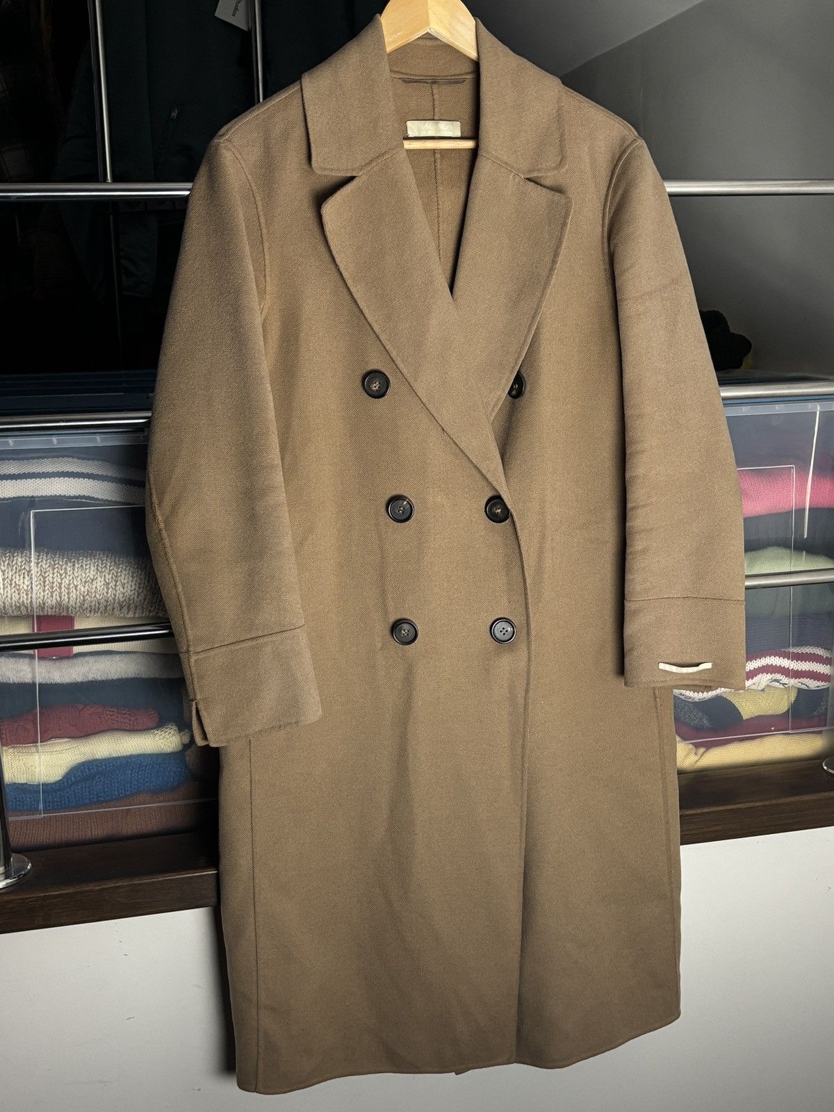 Max Mara S Max Mara Wool Silk Vintage Luxury Double Breasted Coat Size M / US 6-8 / IT 42-44 - 2 Thumbnail