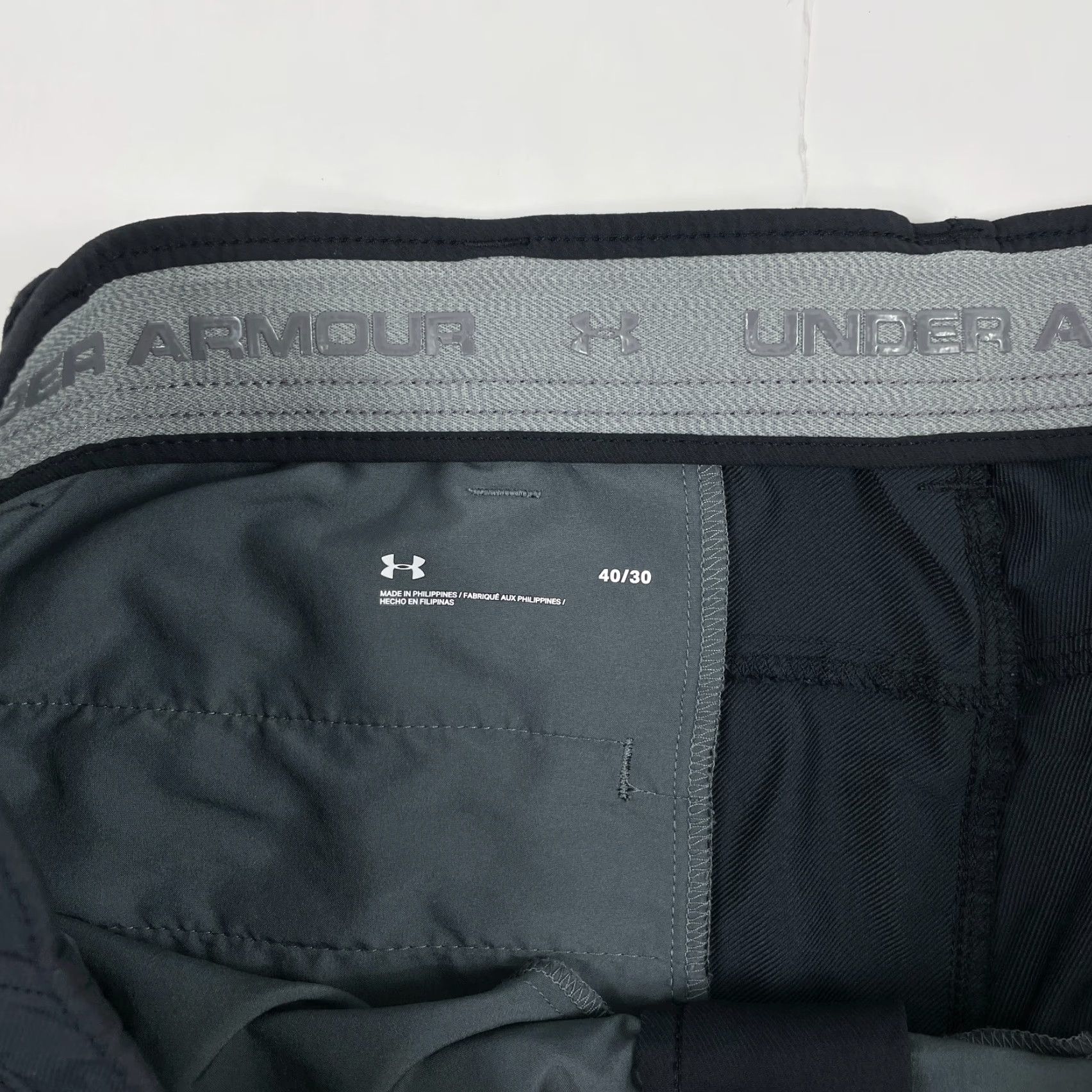 Under Armour Under Armour Pants Mens 40 x 30 Black Straight Leg Performance Golfer Golfing Size US 40 / EU 56 - 6 Thumbnail