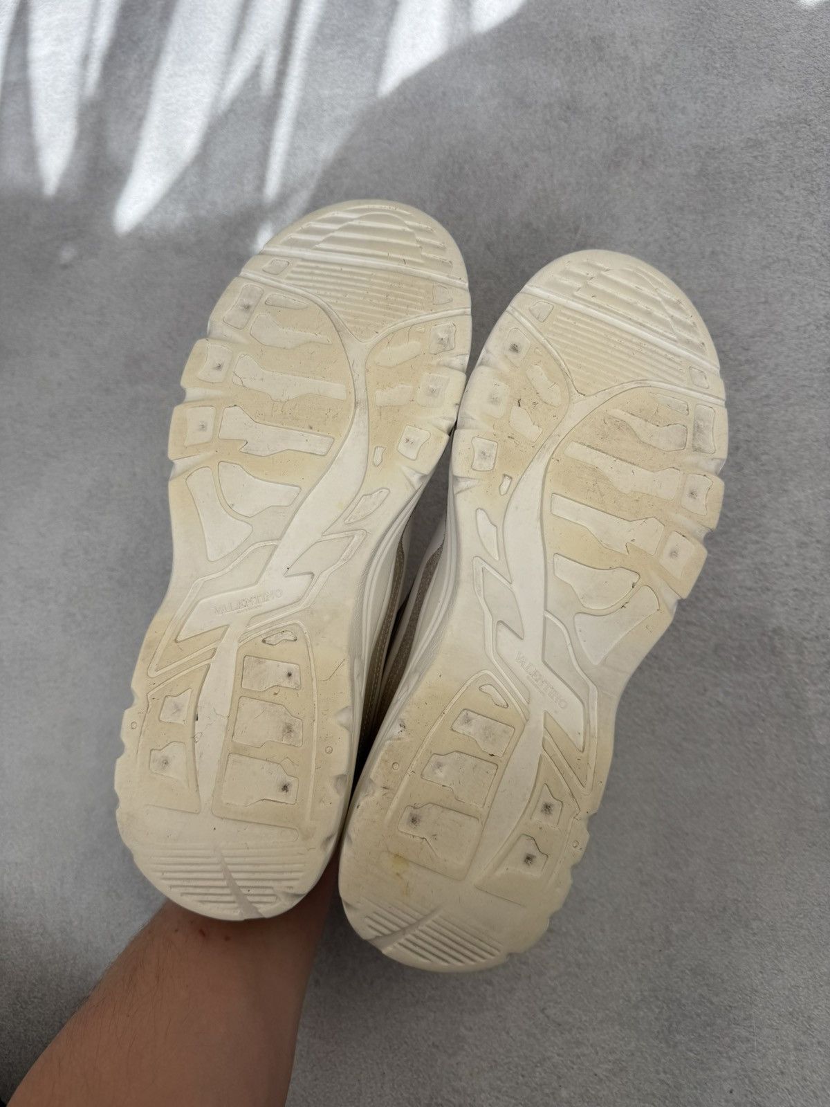 Valentino Valentino Garavani White Gumboy Calfskin Sneakers Size45 Size US 11 / EU 44 - 12 Thumbnail