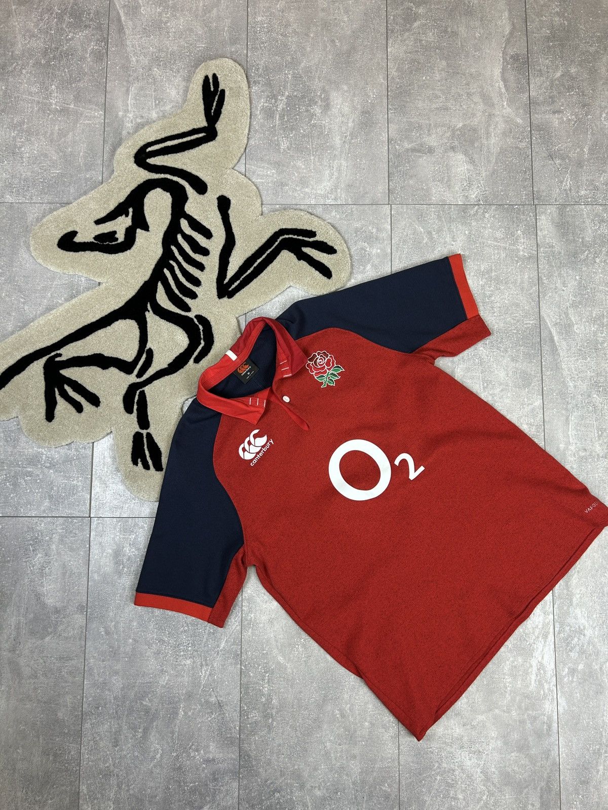Canterbury of New Zealand Mens Vintage Canterbury England rugby polos T-shirt rare Size US M / EU 48-50 / 2 - 1 Thumbnail