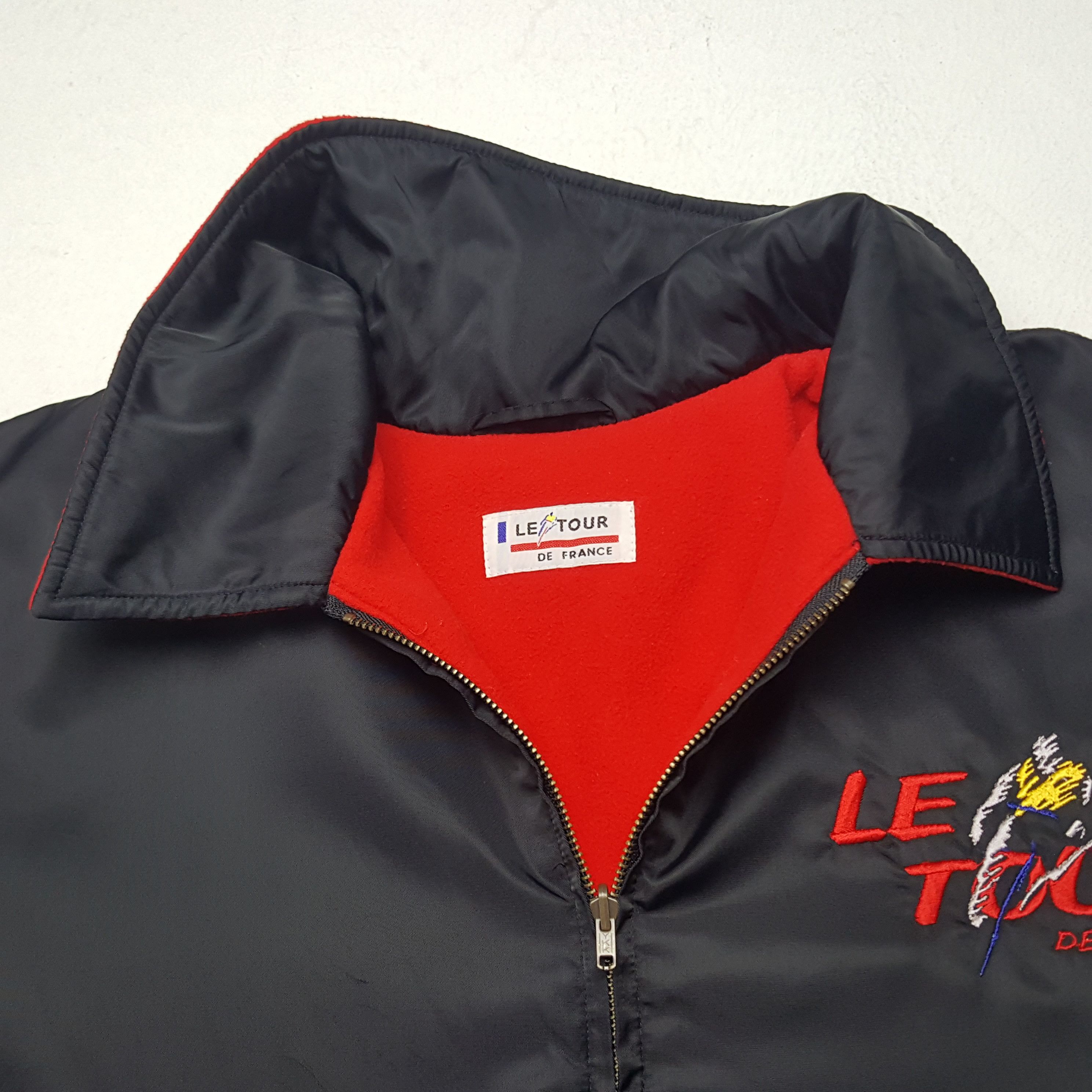 Vintage Vintage Le Tour De France Reversible Zipper Jacket Size US L / EU 52-54 / 3 - 8 Thumbnail
