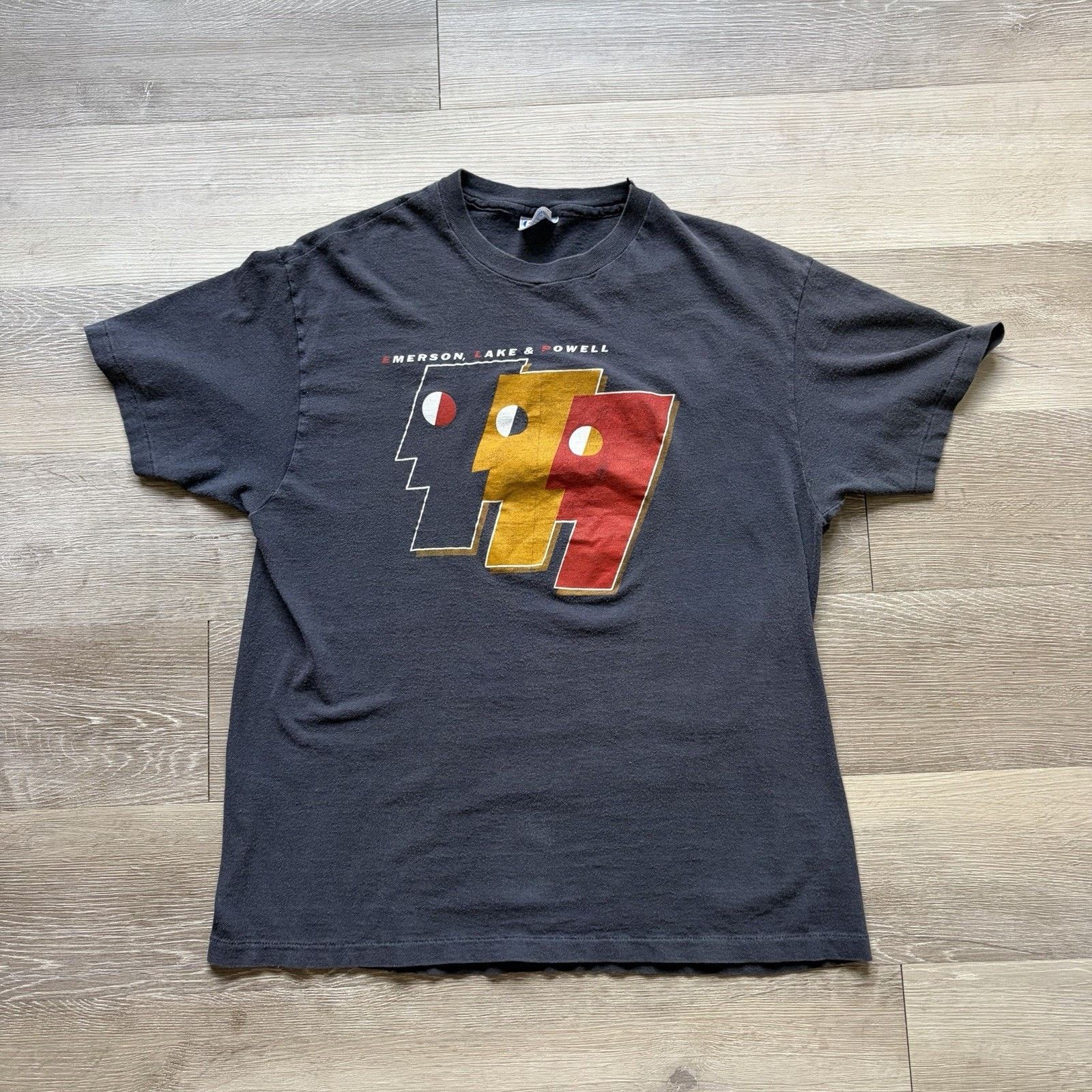 Hanes Vtg 80s Emerson Lake & Powell Everyone Knows Shirt XL Rock Size US L / EU 52-54 / 3 - 1 Thumbnail