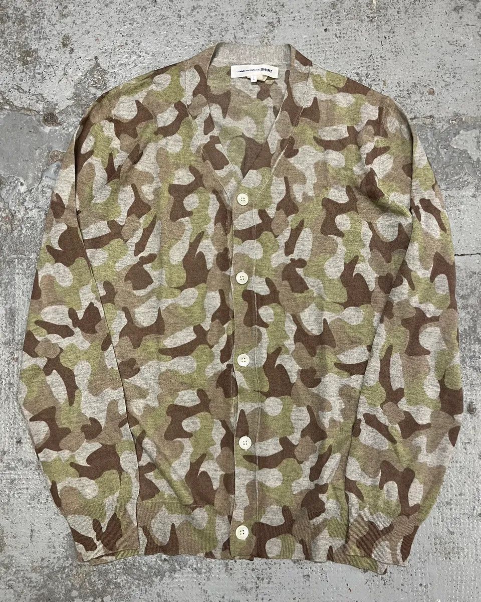 Comme des Garcons Comme Des Garçons Shirt Camo Cardigan Size US M / EU 48-50 / 2 - 1 Thumbnail