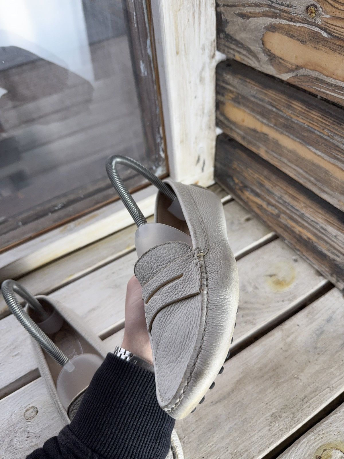 Tod's Tod’s Gommino Pebble Leather Driving Loafers Wmns US6.5 Size US 6.5 / IT 36.5 - 12 Thumbnail