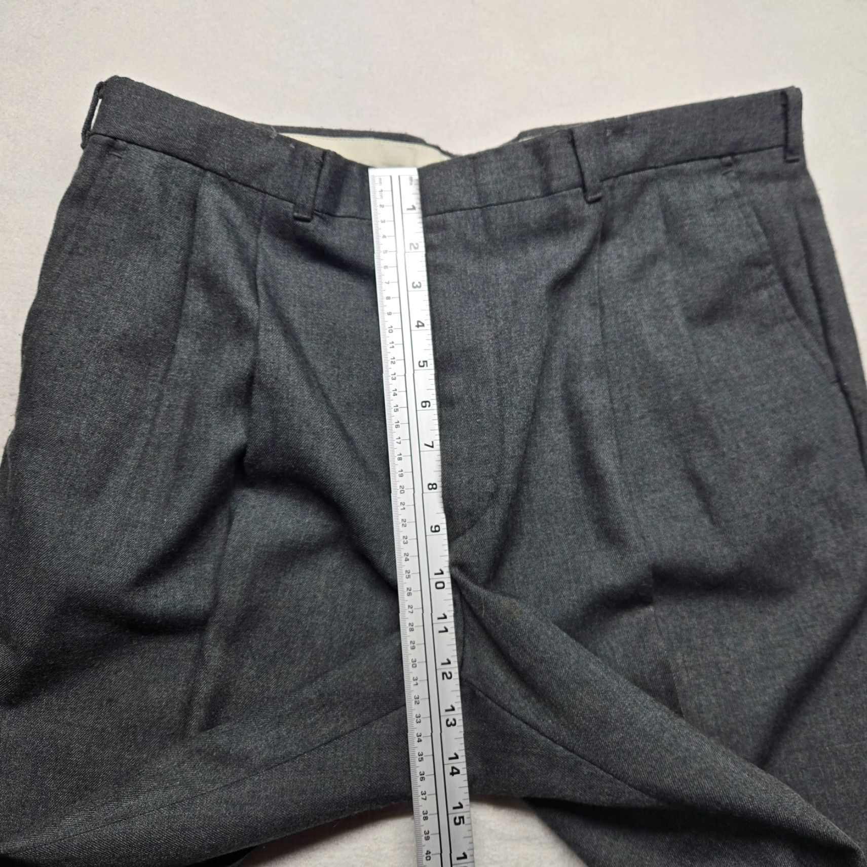Vintage Gray Dress Pants Straight Leg Adult Men's Size 38 x 30 S Size US 38 / EU 54 - 5 Thumbnail