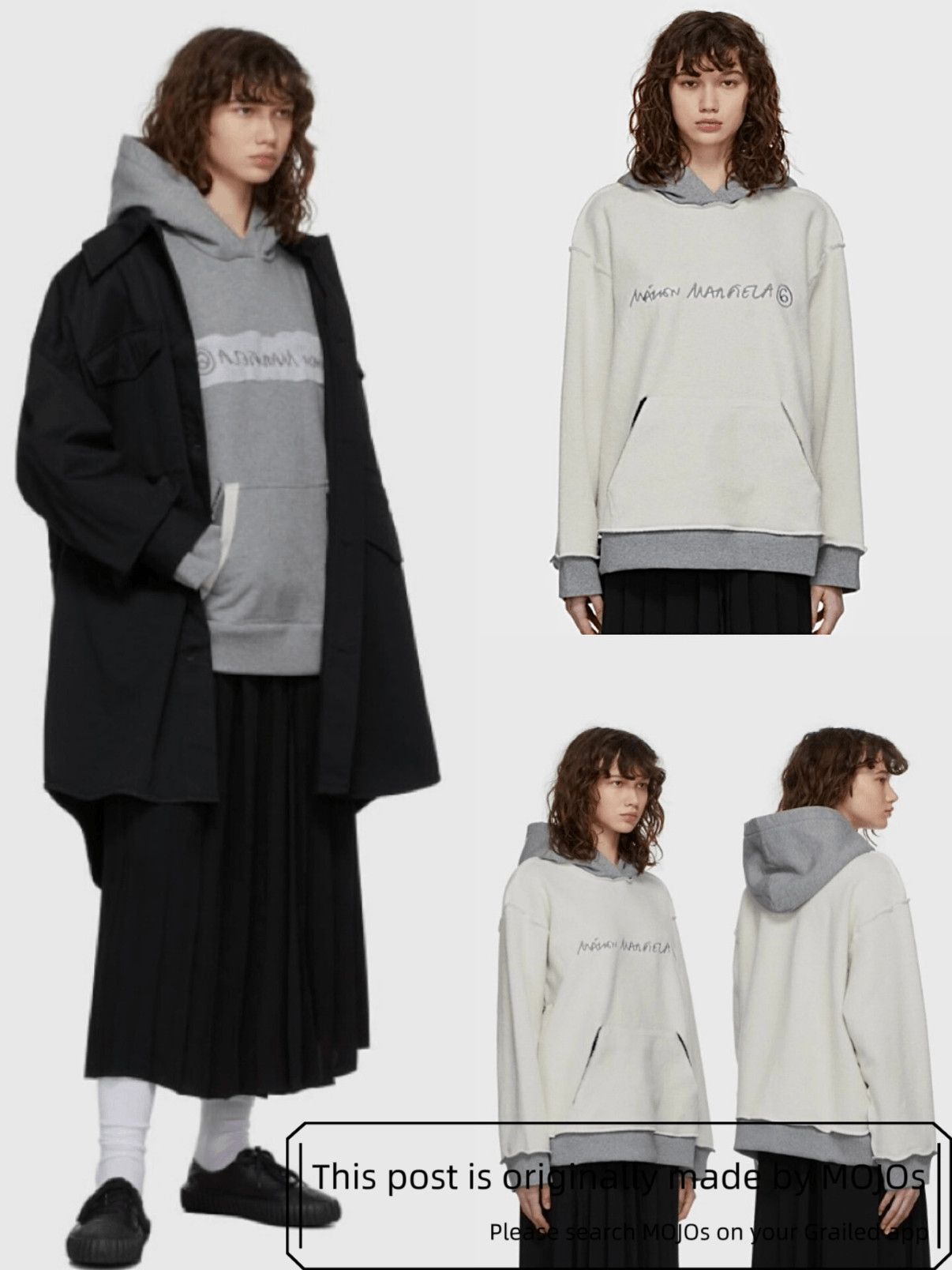 Maison Margiela Sz S Maison Margiela 21AW MM6 Logo Thick Hoodie mojos718 Size US S / EU 44-46 / 1 - 9 Thumbnail
