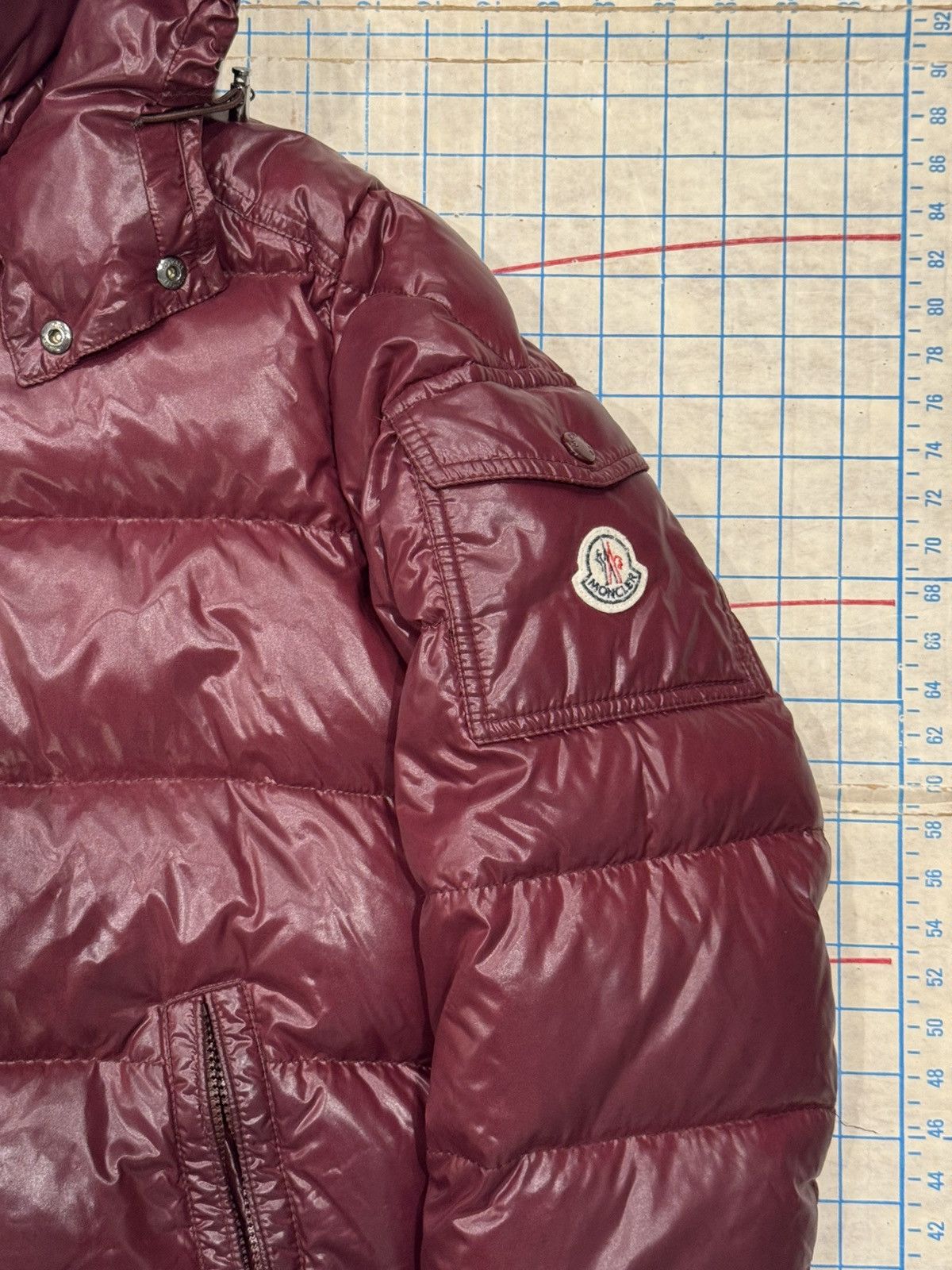 Moncler Moncler Maya Giubbotto Jacket Dark Red Size 2 Fits Medium Size US M / EU 48-50 / 2 - 4 Thumbnail