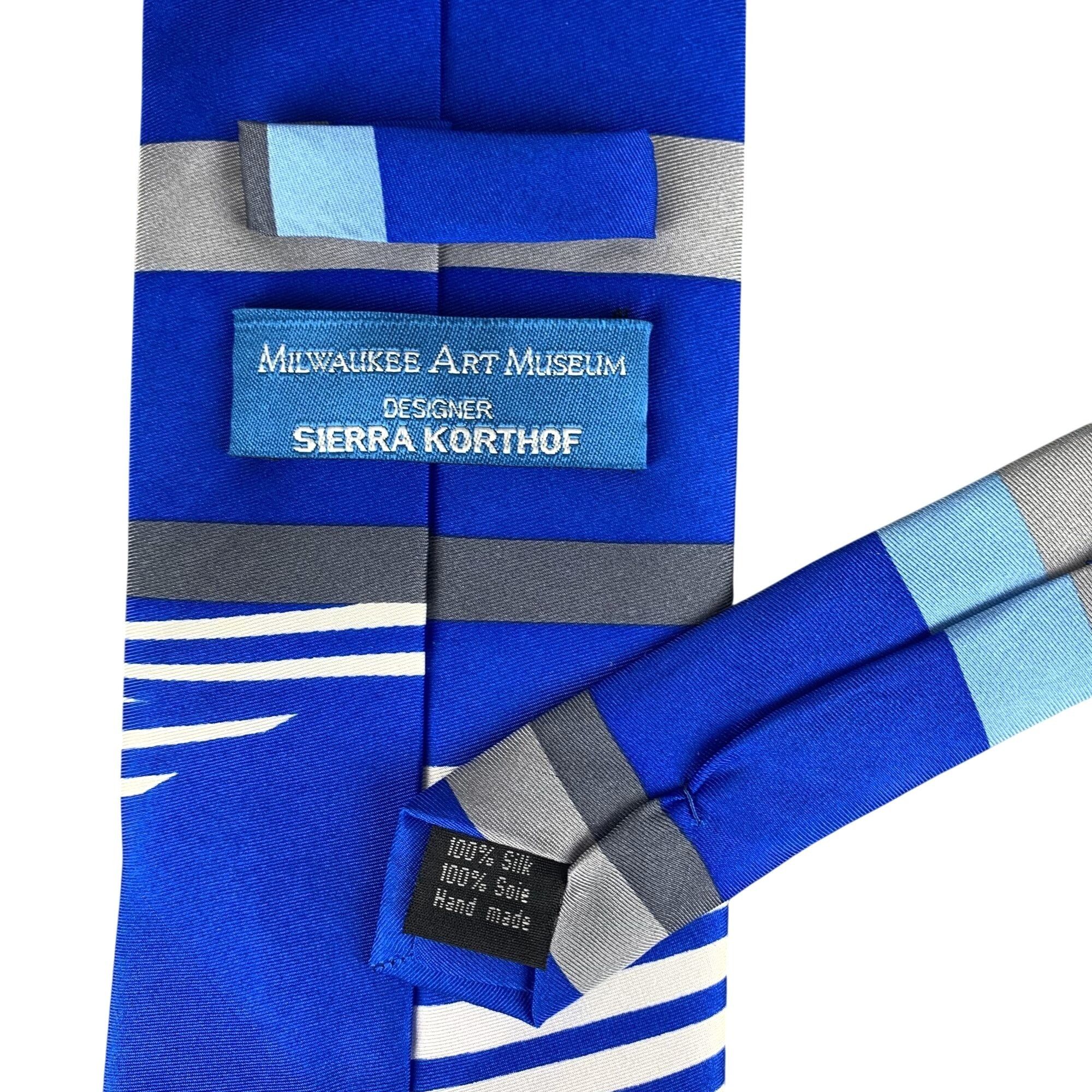 Other Milwaukee Art Museum Blue Calatrava Brise Soleil Silk Tie Size ONE SIZE - 3 Thumbnail