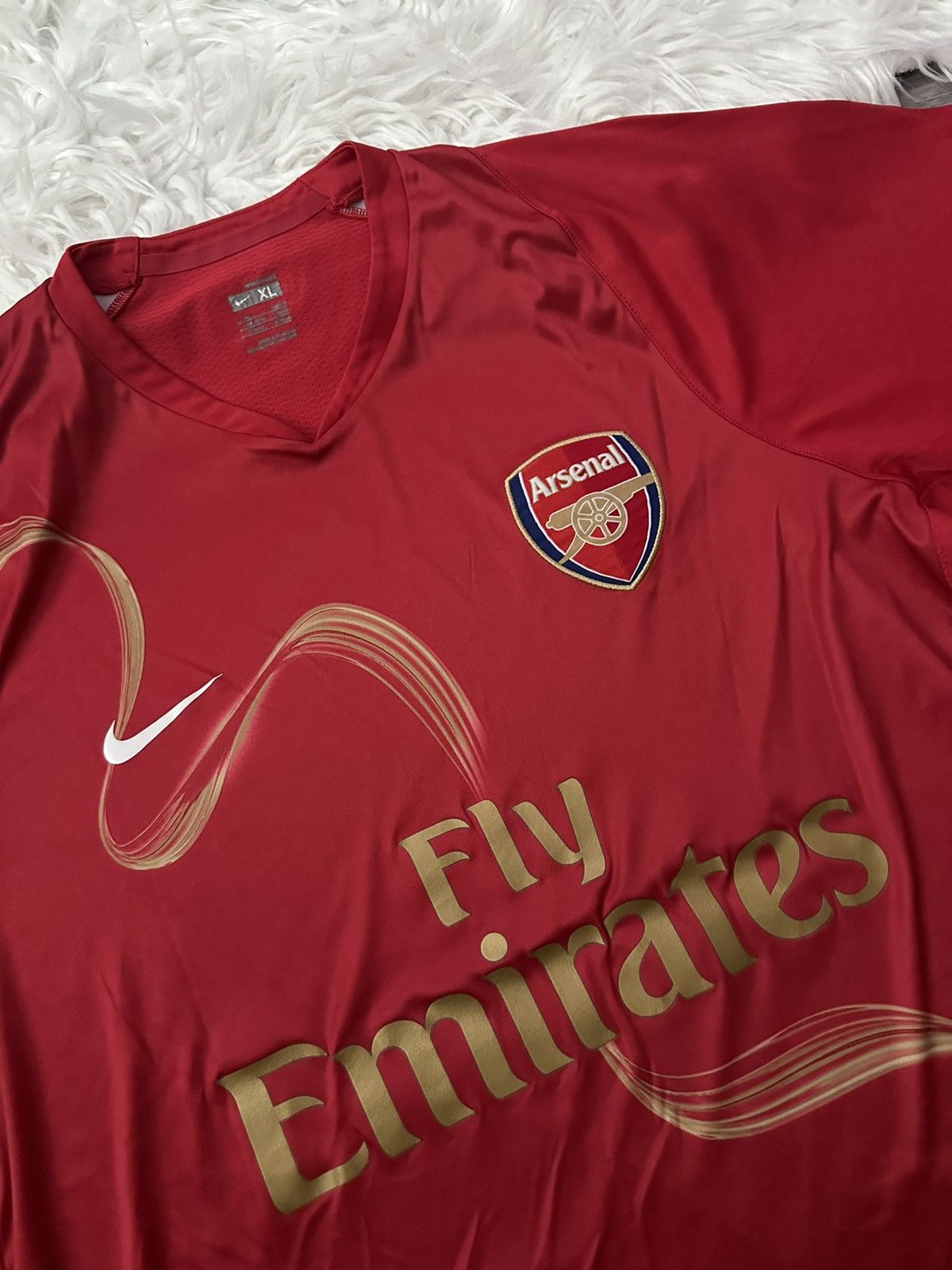 Nike Nike Vintage Arsenal Training Jersey Rare Hype y2k blockcore Size US XL / EU 56 / 4 - 2 Thumbnail