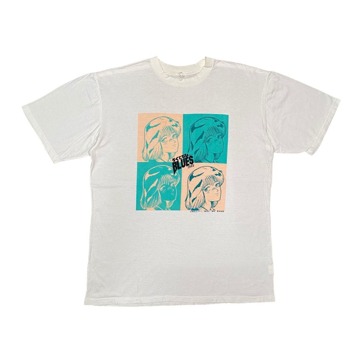 Anime Vintage 90s Rokudenashi Blues Boxing Anime T Shirt Size US M / EU 48-50 / 2 - 1 Thumbnail