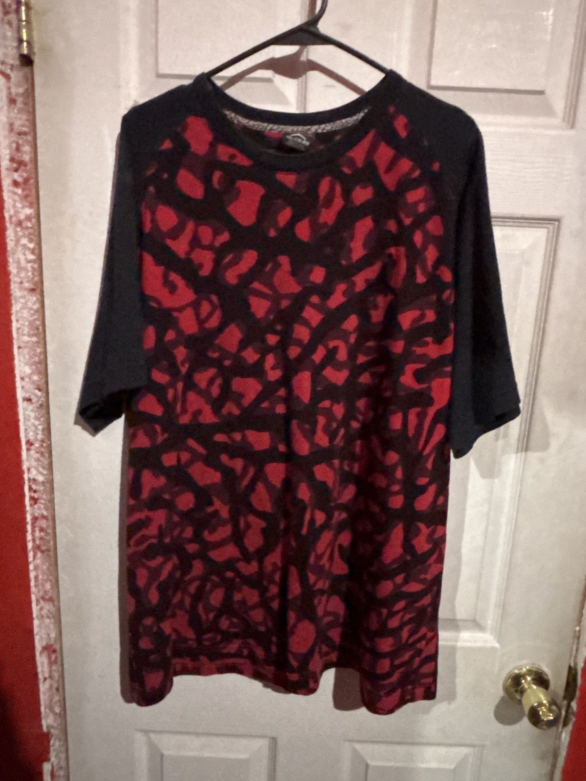 Jordan Brand Red & Black Camo Tee Size US XXL / EU 58 / 5 - 1 Thumbnail
