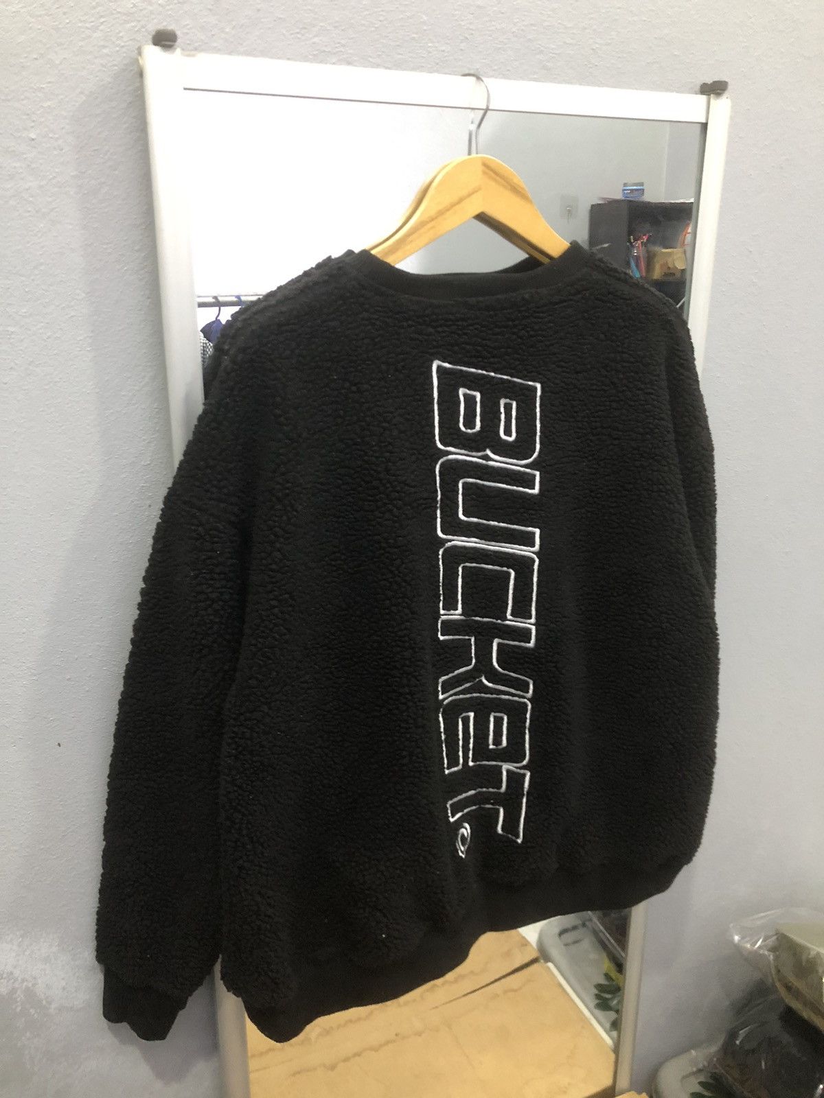 Japanese Brand × Retrofit Bucket Deep Pile Sherpa Fleece Sweatshirt Size US M / EU 48-50 / 2 - 12 Thumbnail