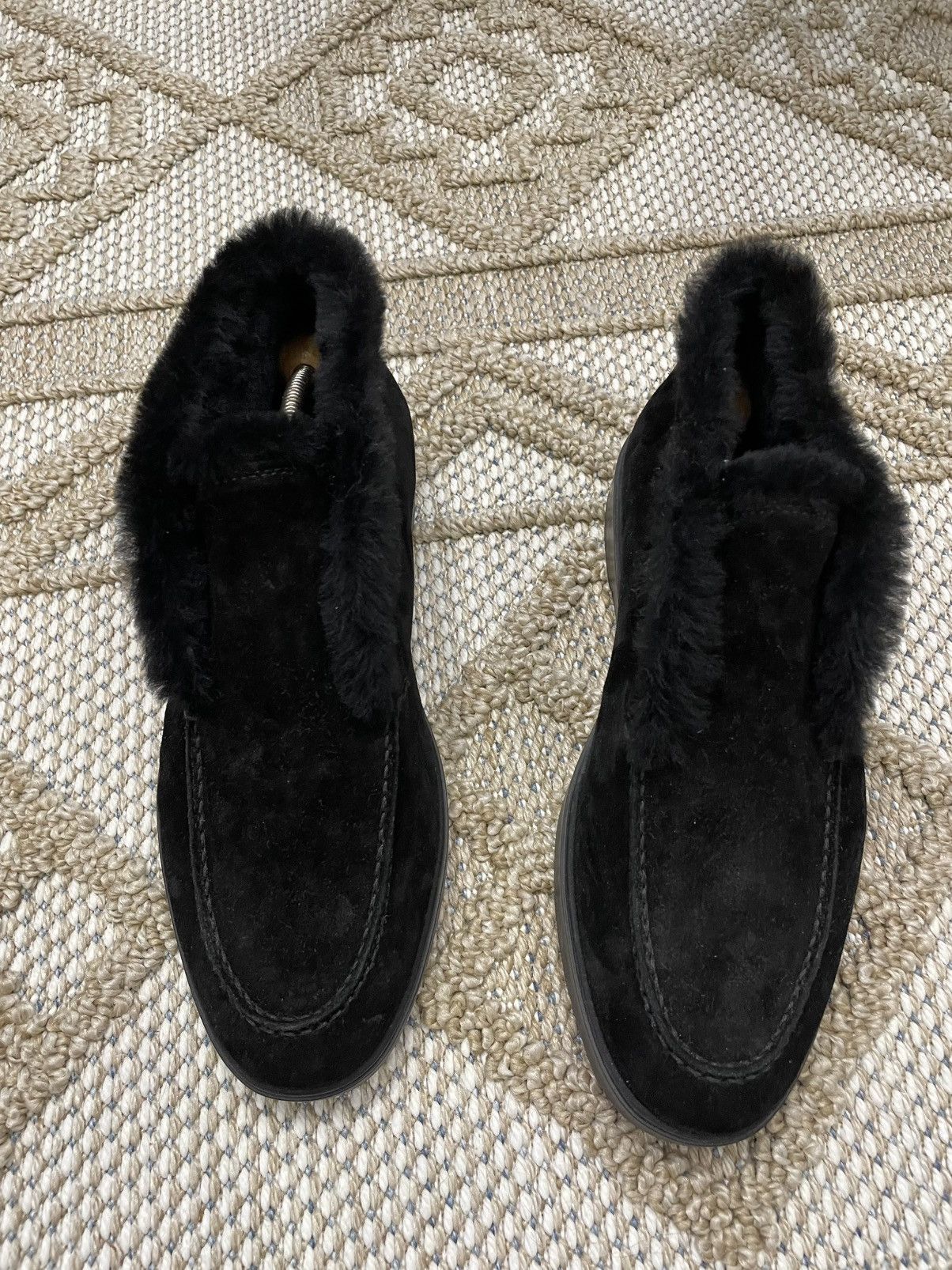 Santoni RRP 910$ SANTONI Suede Fortune Ankle Leather Boots Size US 9 / IT 39 - 4 Thumbnail