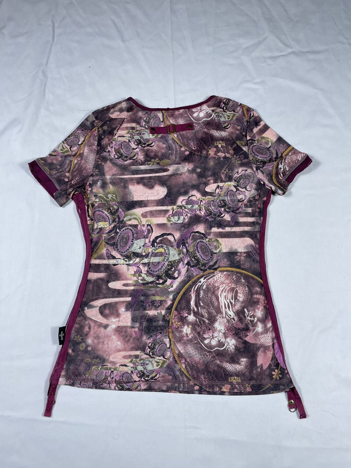Japanese Brand × Vintage Lasies JPG Inspired Ozz Croce Dragon Art Kendall Jenner Size S / US 4 / IT 40 - 2 Thumbnail