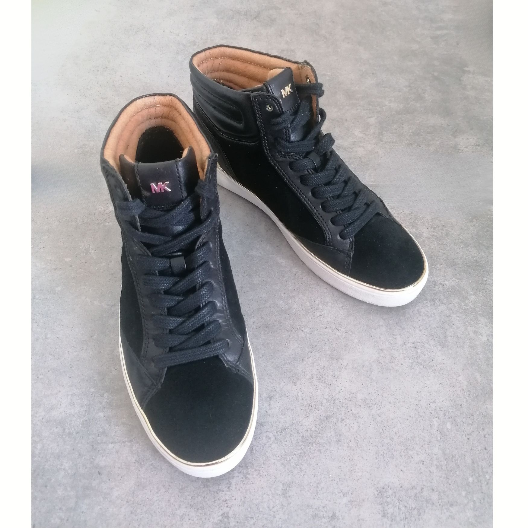 Michael Kors Michael Kors Kyle Leather & Suede high-top sneakers Size US 8 / IT 38 - 5 Thumbnail