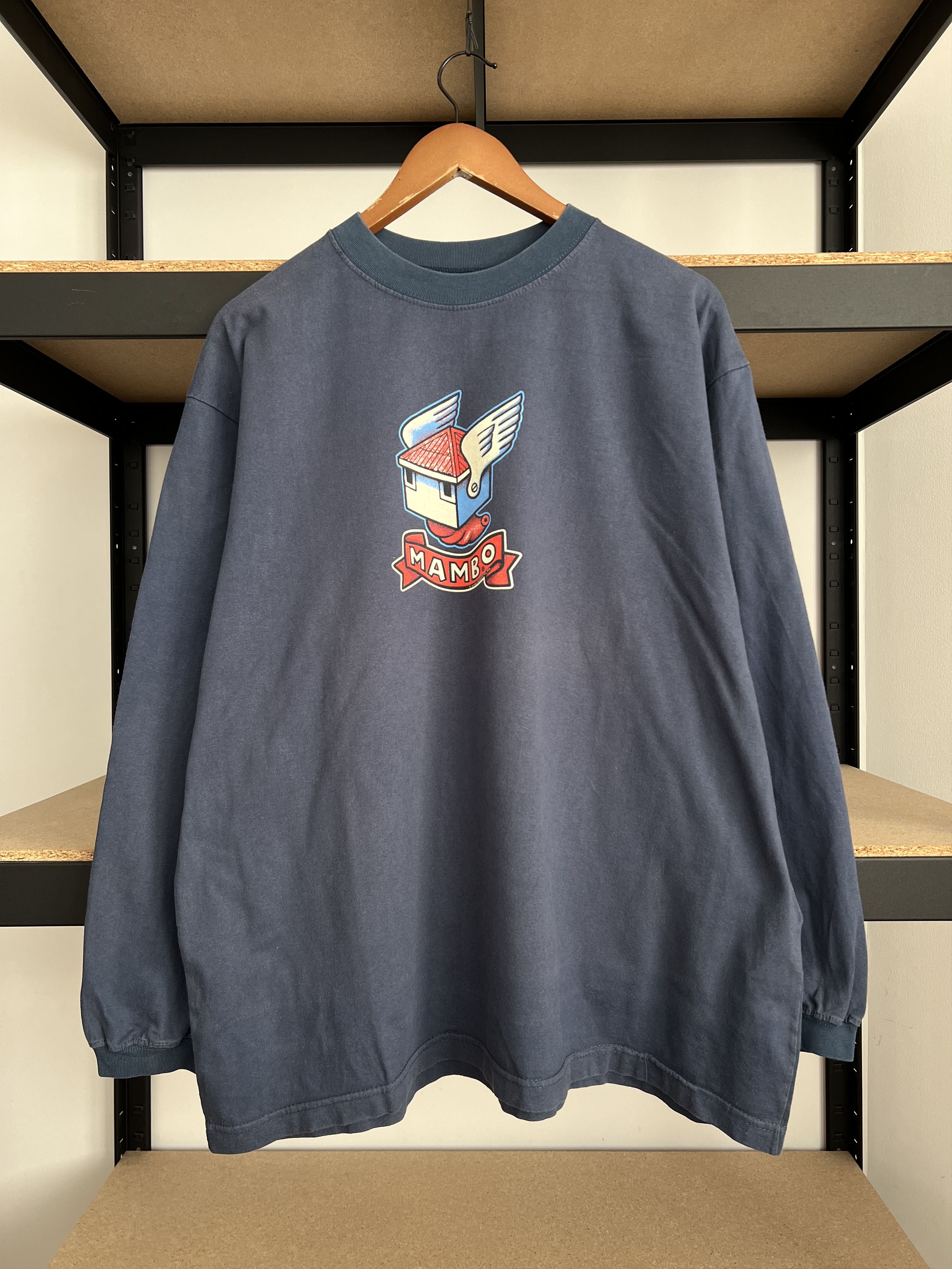 Mambo Vintage 1996 Mambo Surf Navy Long Sleeve T-shirt Size US L / EU 52-54 / 3 - 3 Thumbnail