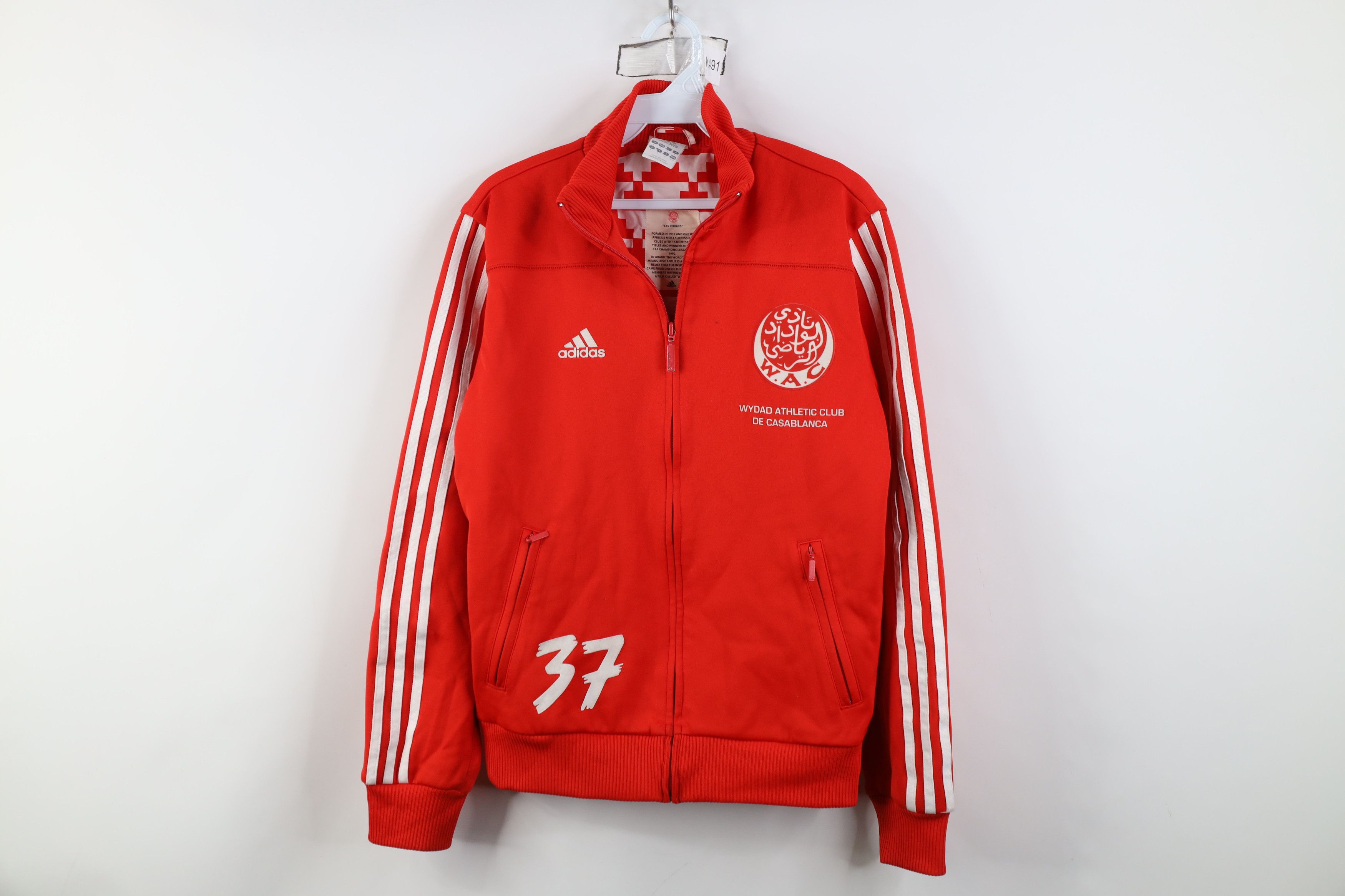Adidas Vintage Adidas Club Casablanca Football Soccer Jacket Size US S / EU 44-46 / 1 - 1 Thumbnail