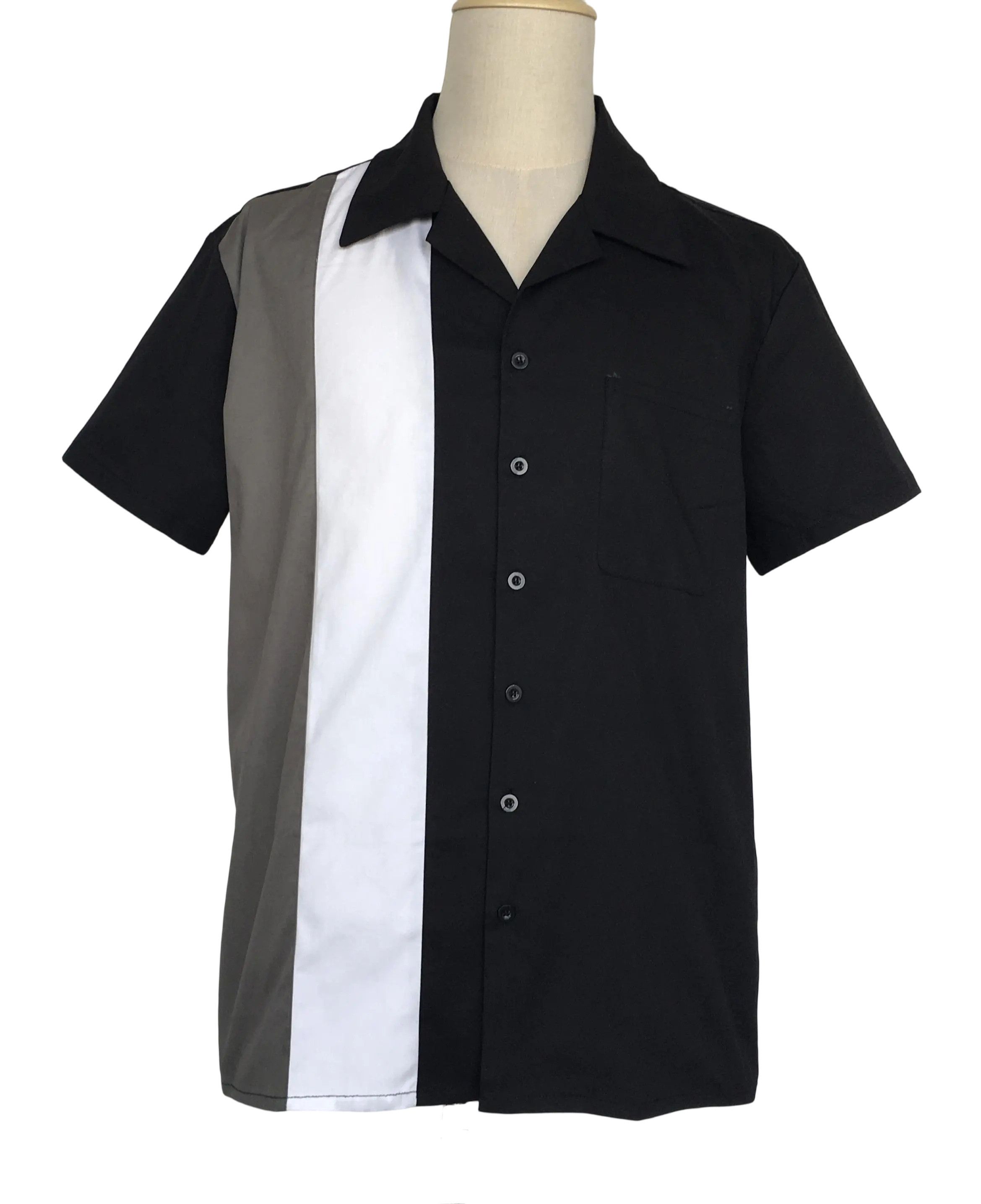 Other Bowling Shirts Vintage Style Summer Casual Panel Shirts Size US L / EU 52-54 / 3 - 1 Thumbnail
