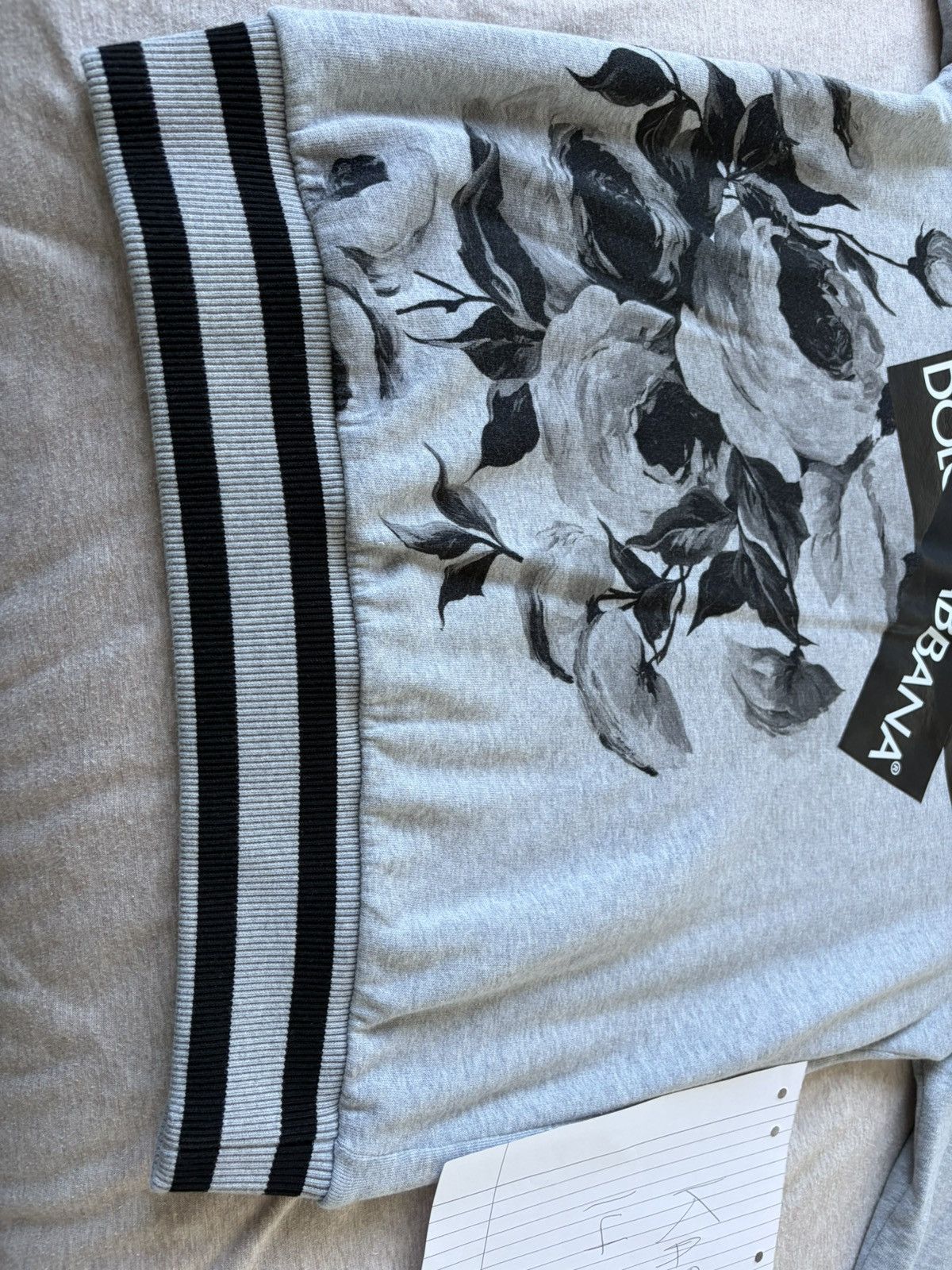 Dolce & Gabbana Dolce & Gabbana Floral Logo Crewneck Sweatshirt Size US M / EU 48-50 / 2 - 5 Thumbnail