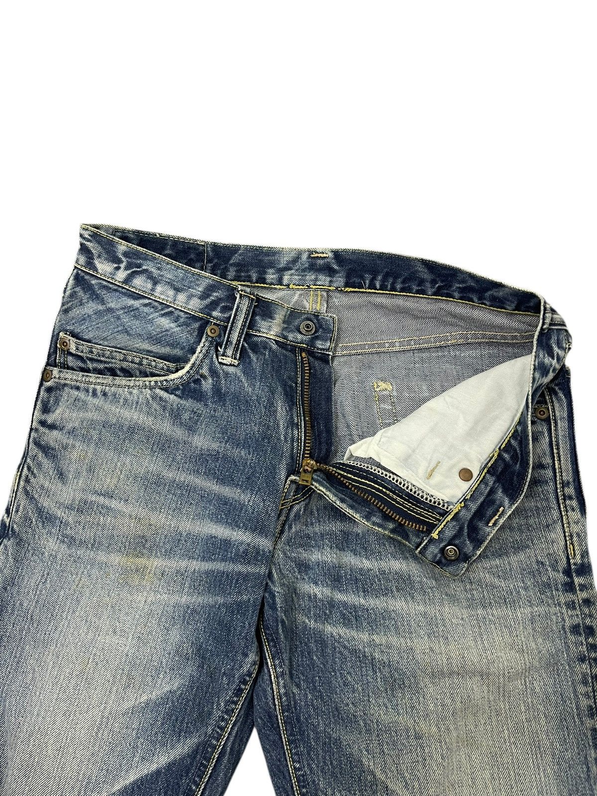 Blue Blue Japan Straight Jeans Blue Blue Japan Faded Washed 4🟦0 Size US 29 - 7 Thumbnail
