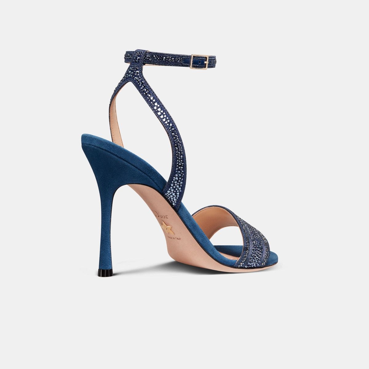 Dior o1w1db11024 Dway Heeled Sandal in Royal Blue Size US 8 / IT 38 - 3 Thumbnail