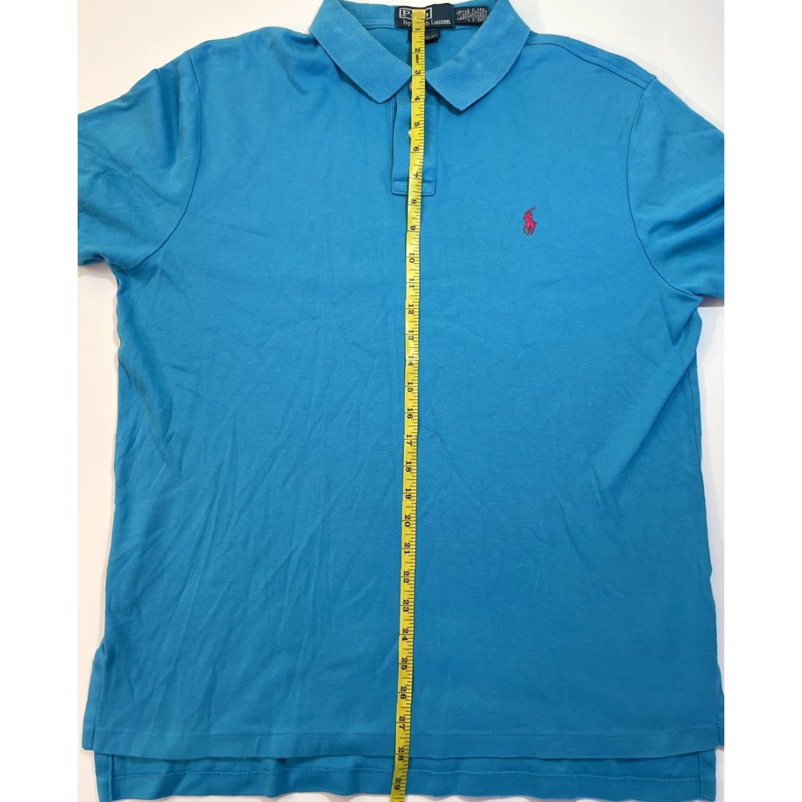Polo Ralph Lauren VINTAGE Polo Ralph Lauren Polo Shirt Mens 90s Golf Short Sleeve Regular L Blue Pony Logo 90s Sports Outdoors Mens Size US L / EU 52-54 / 3 - 7 Thumbnail