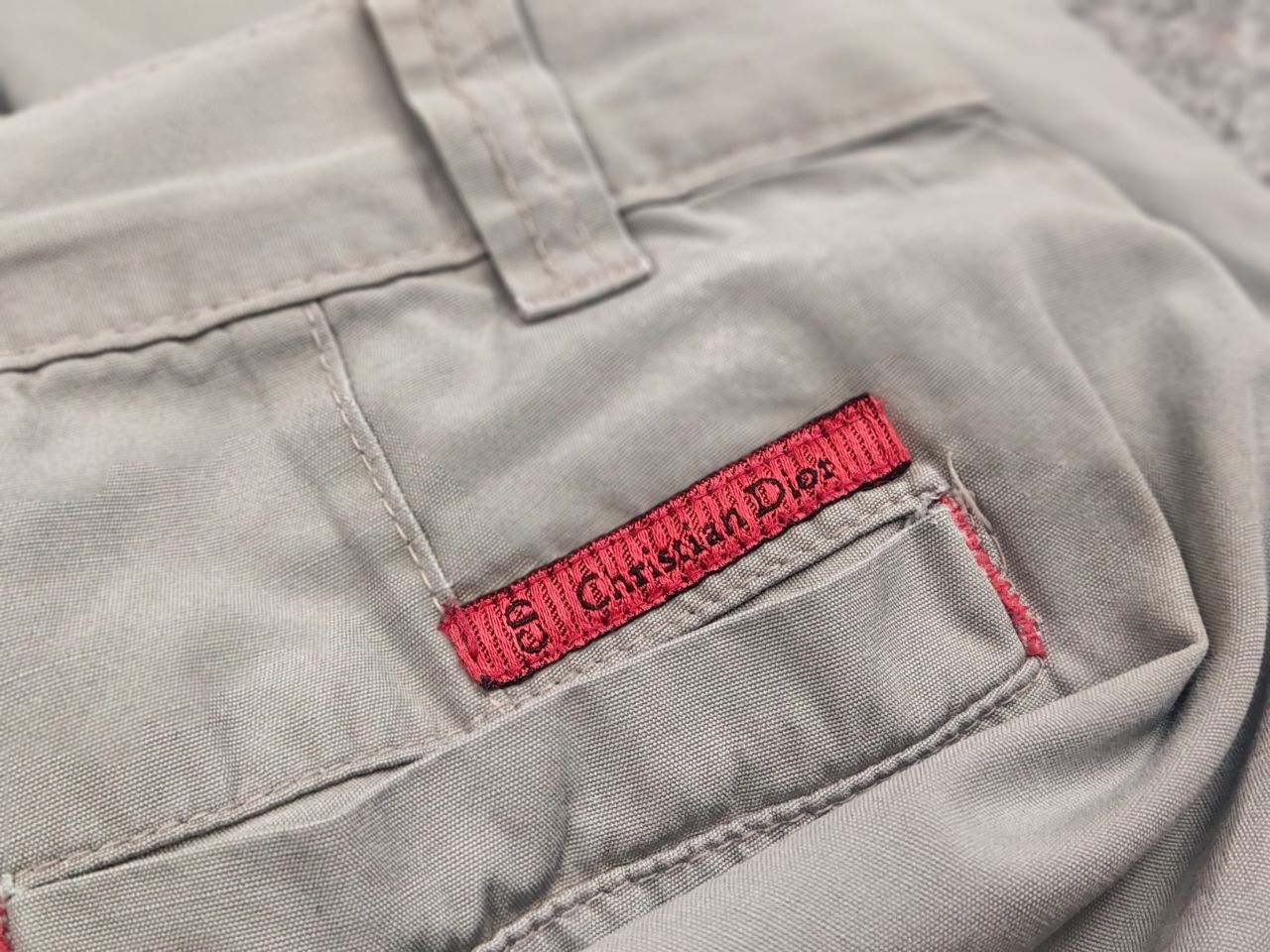 Christian Dior Monsieur Rare Vintage 80's Christian Dior Distressed cargo Pants Size US 34 / EU 50 - 21 Thumbnail