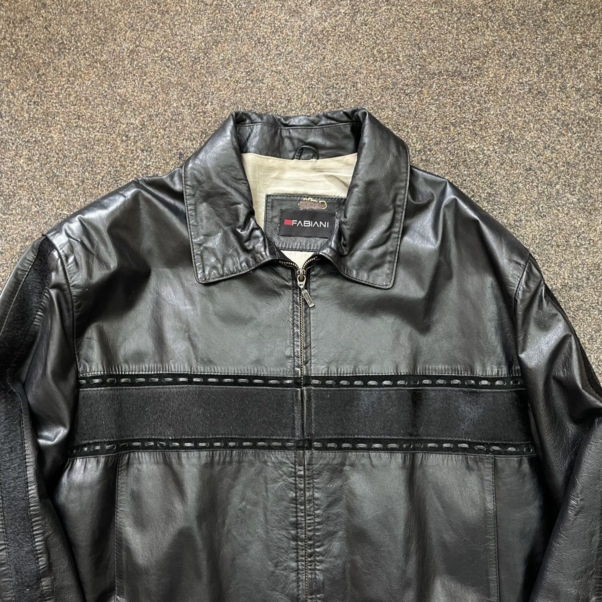 Genuine Leather Vintage Y2K Leather Jacket Biker Punk Opium BALENCIAGA Style Size US XL / EU 56 / 4 - 3 Thumbnail