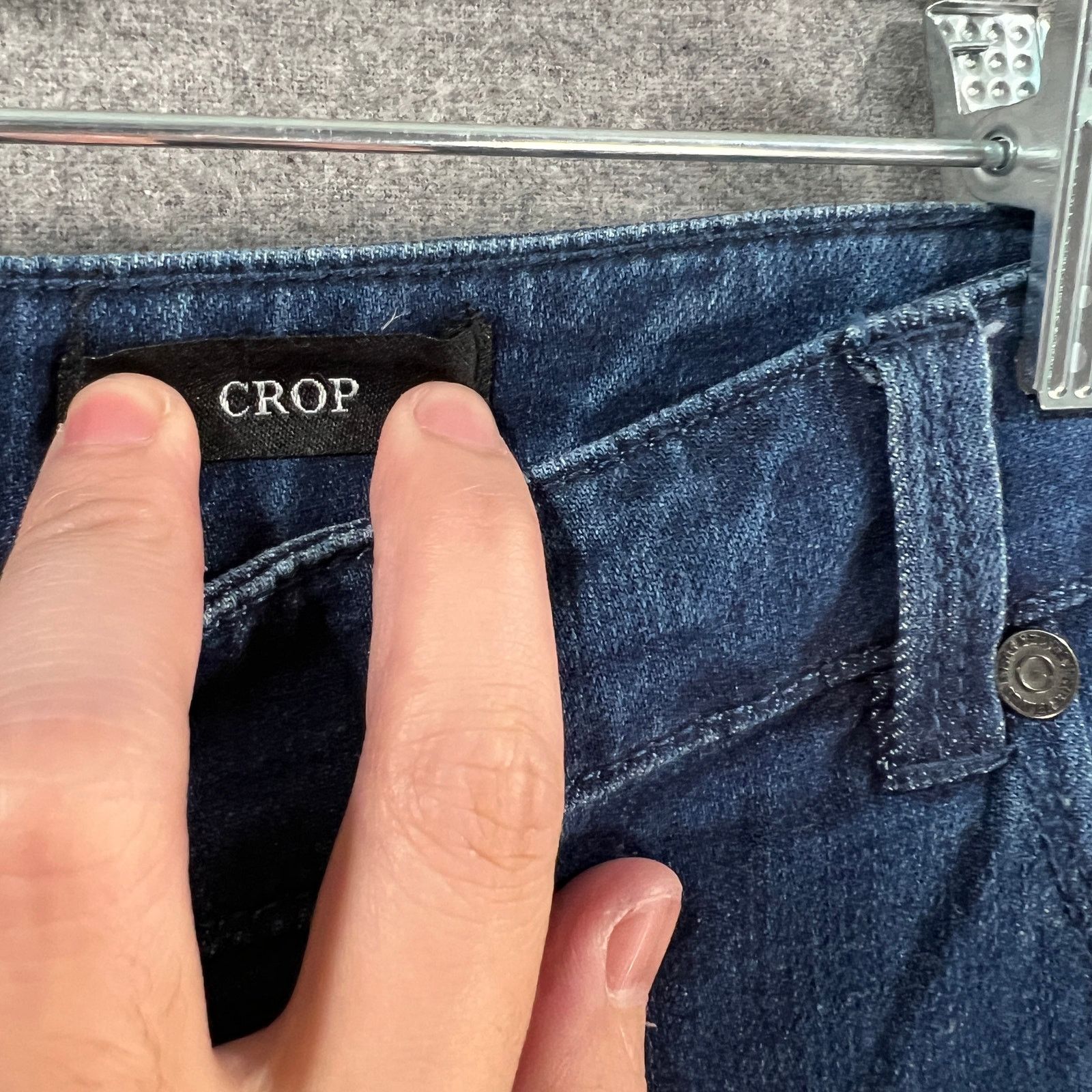 Other Susan Graver Stretch Denim Jean with Dip Dye Detail Bleached Size 22" - 4 Thumbnail