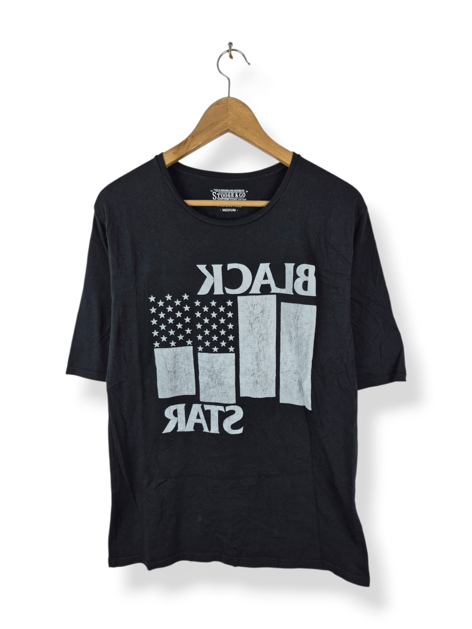 Japanese Brand 🔥 Black Star Anarchy Black Flag Design Tee Punk Size US M / EU 48-50 / 2 - 1 Thumbnail