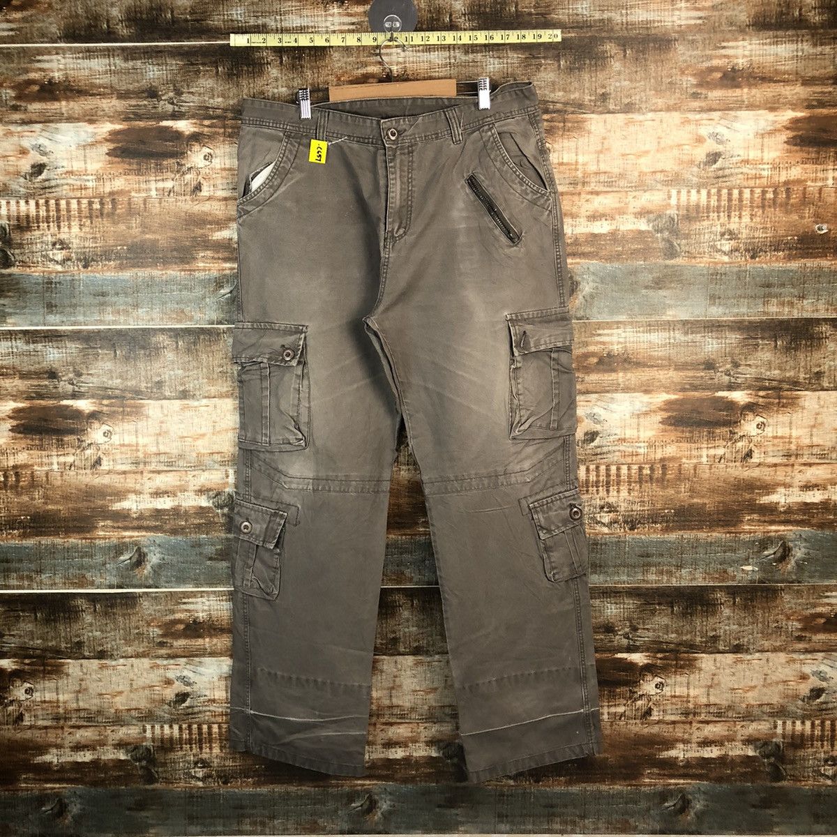 Japanese Brand DL Japanese Brand Brown Cargo Multipocket Pants #C657 Size US 36 / EU 52 - 1 Thumbnail