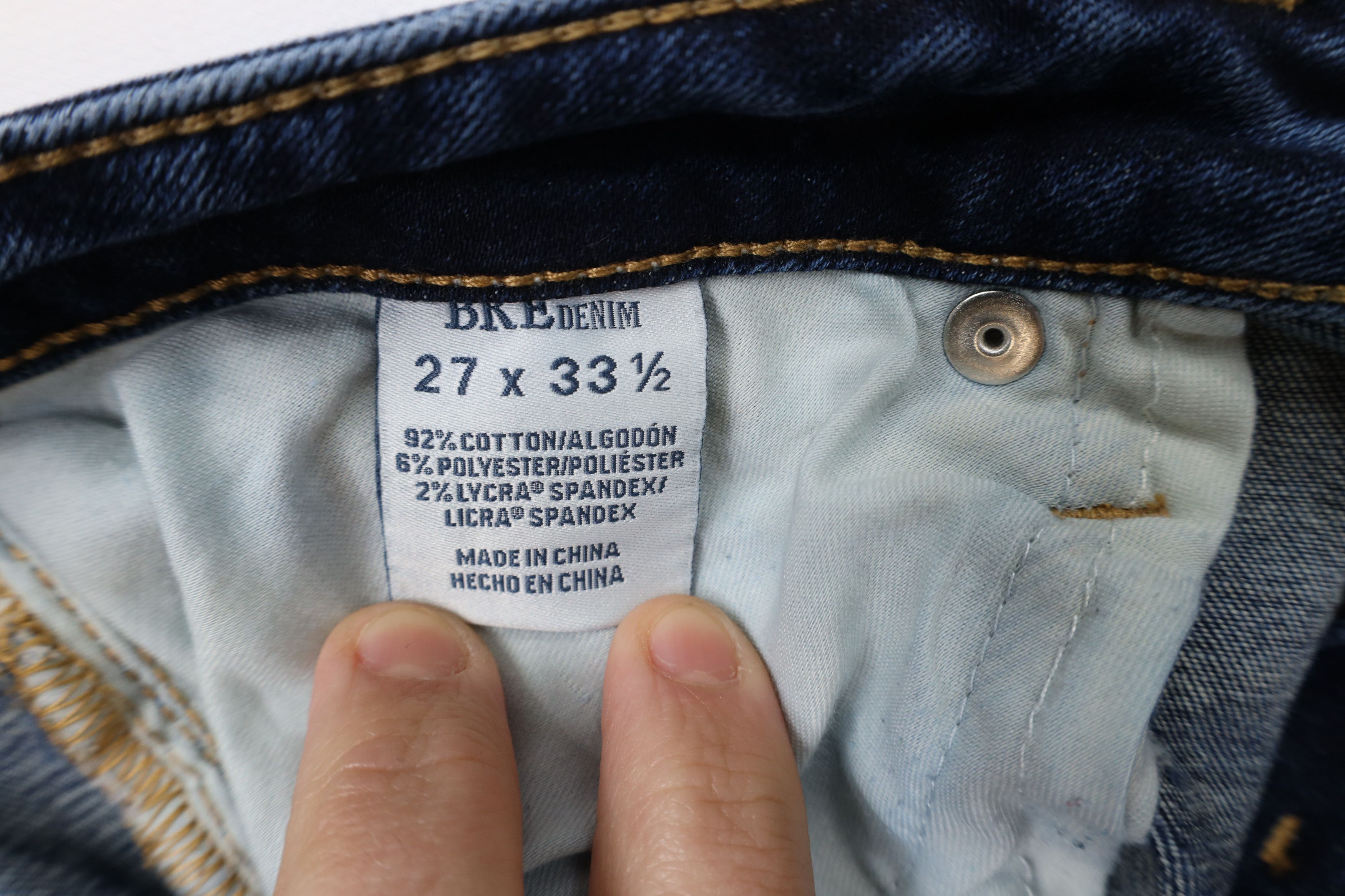 Vintage Buckle BKE Stella Slim Fit Low Rise Bootcut Denim Jeans Size 27" / US 4 / IT 40 - 7 Thumbnail