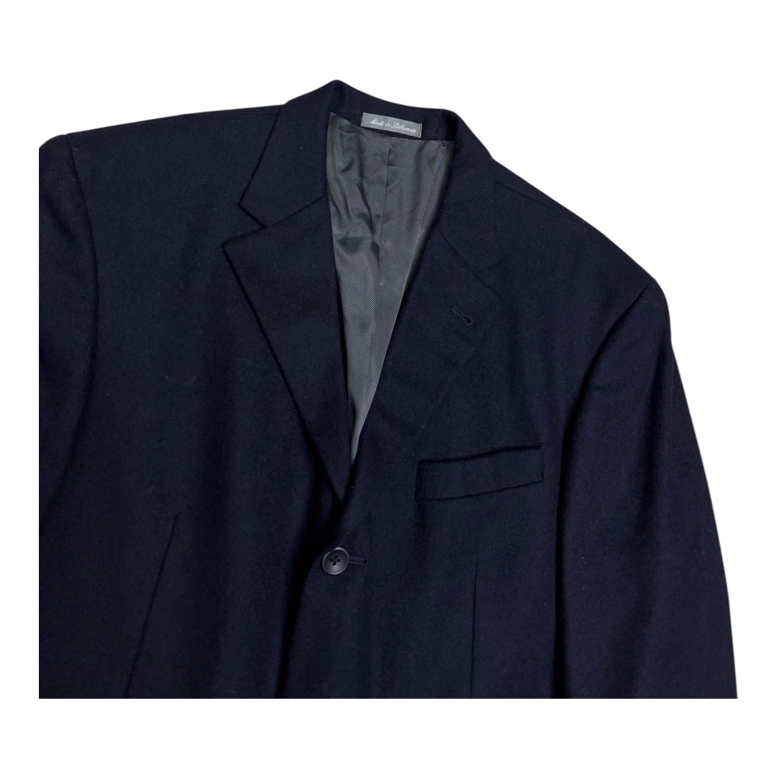 Oscar De La Renta OSCAR DE LA RENTA Wool & Cashmere Business Blazer Jacket 42S Size 42S - 3 Thumbnail