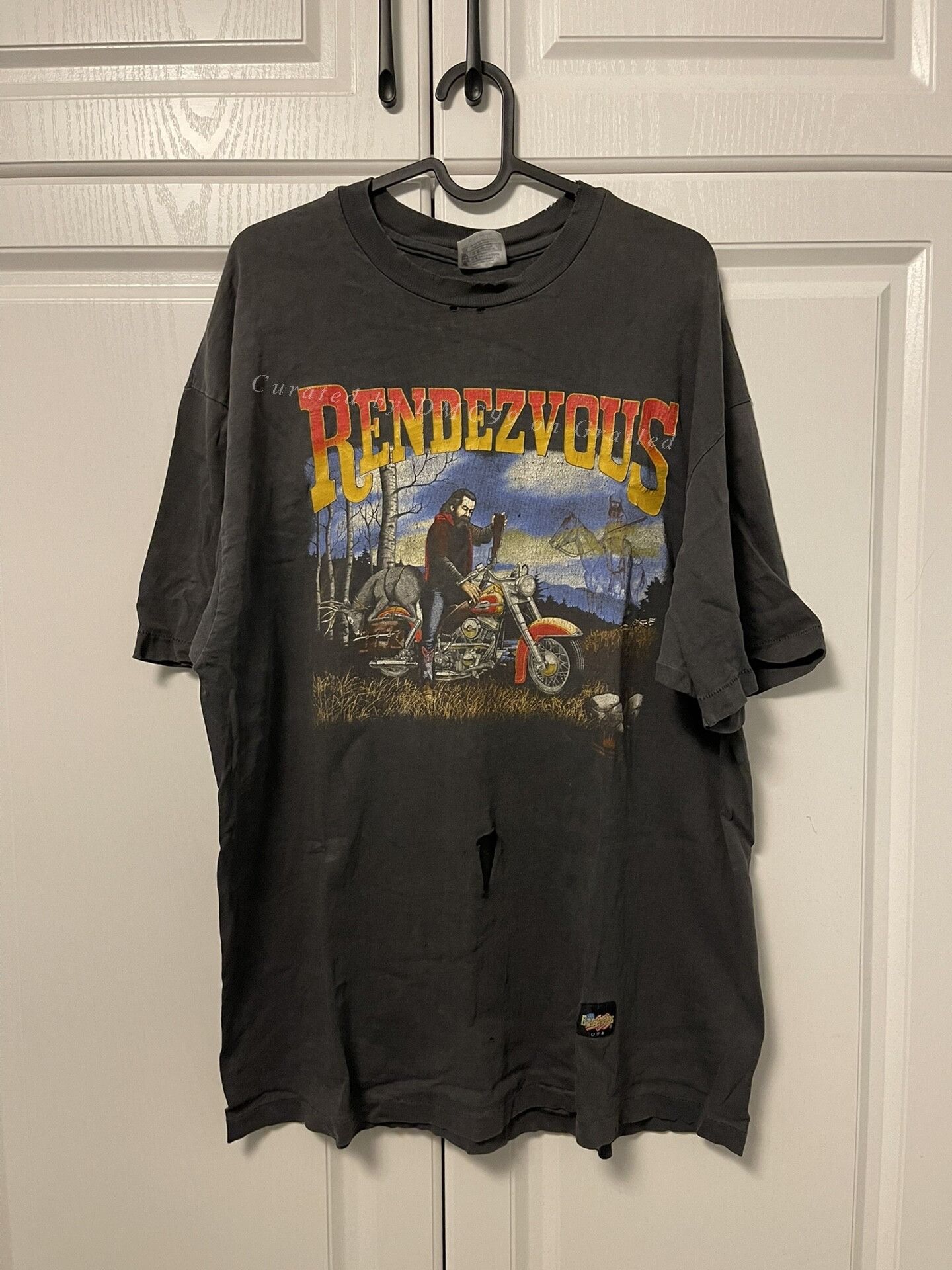 Other Vintage Eazy Rider Short Sleeve Tee Size US XL / EU 56 / 4 - 1 Thumbnail