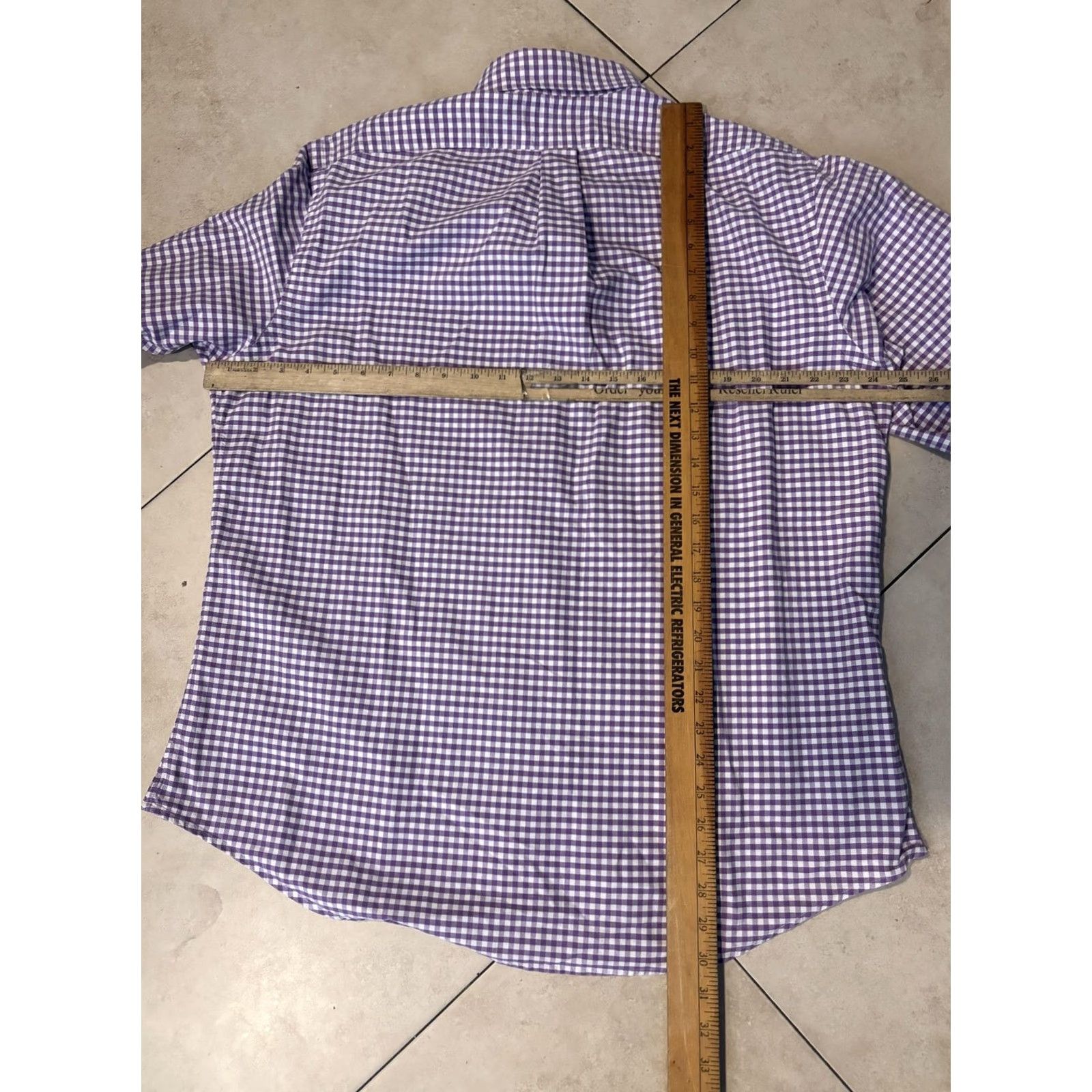 Ralph Lauren Ralph Lauren Shirt Mens XL Purple Gingham Custom Fit Button-Down Collar Button Up Long Sleeve Size US XL / EU 56 / 4 - 6 Thumbnail