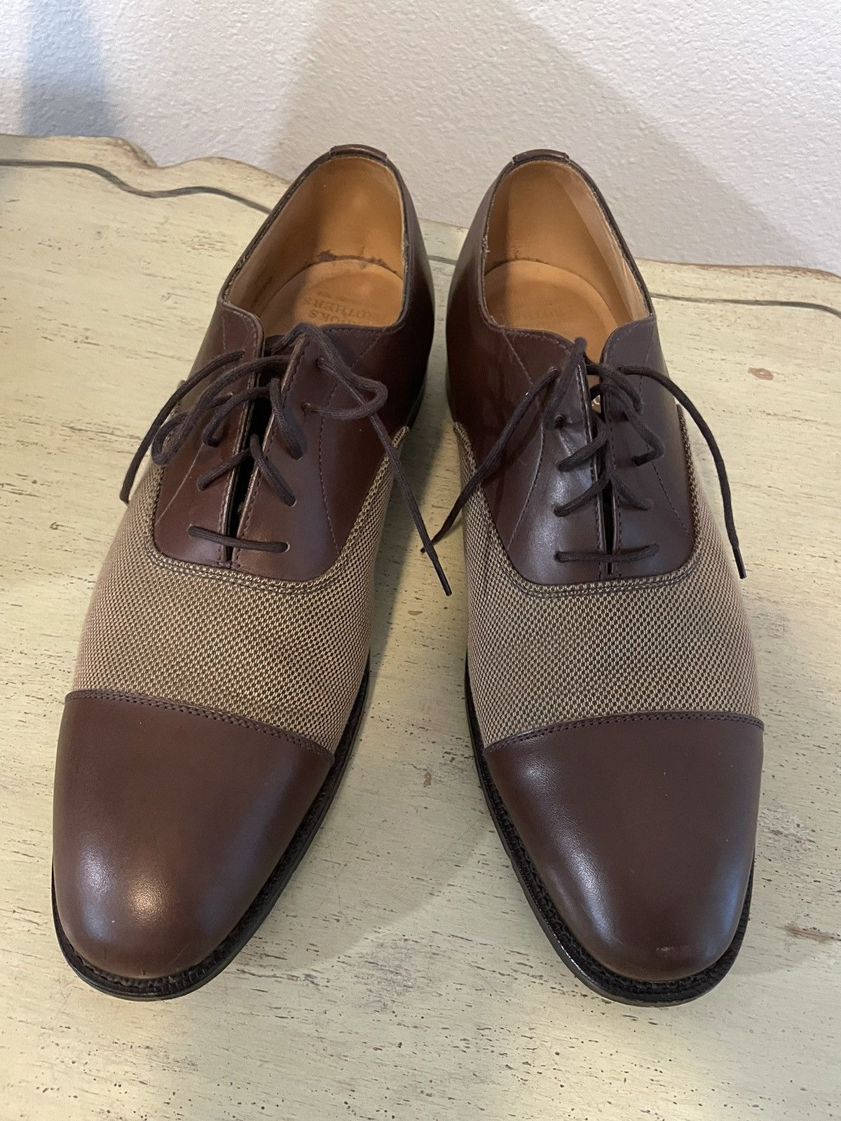 Brooks Brothers × Peal And Co Textured Cap Toe Oxford Size US 9 / EU 42 - 1 Thumbnail