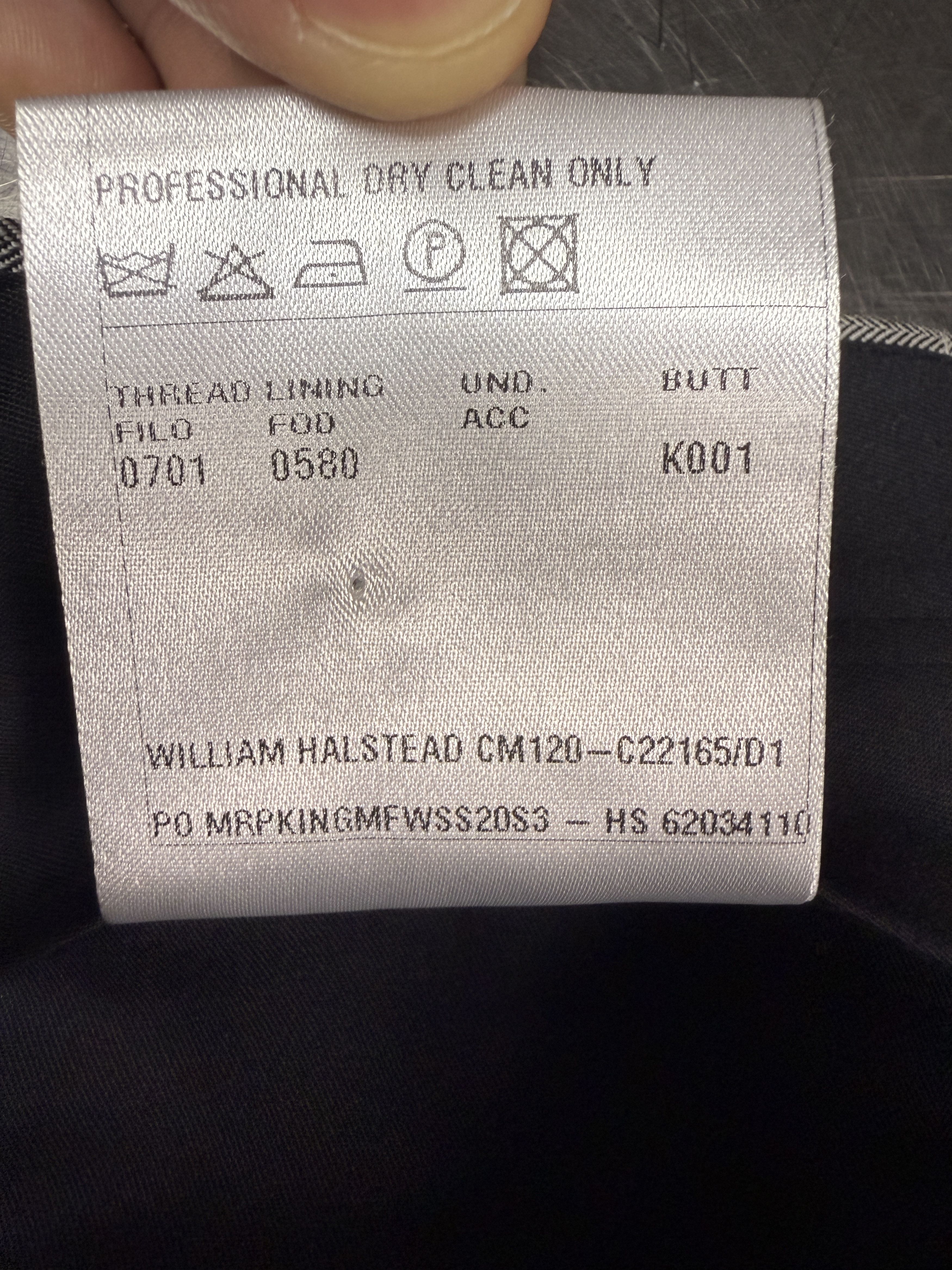 Kingsman Kingsman Conrad Herringbone Wool Suit Trousers Size US 38 / EU 54 - 11 Thumbnail