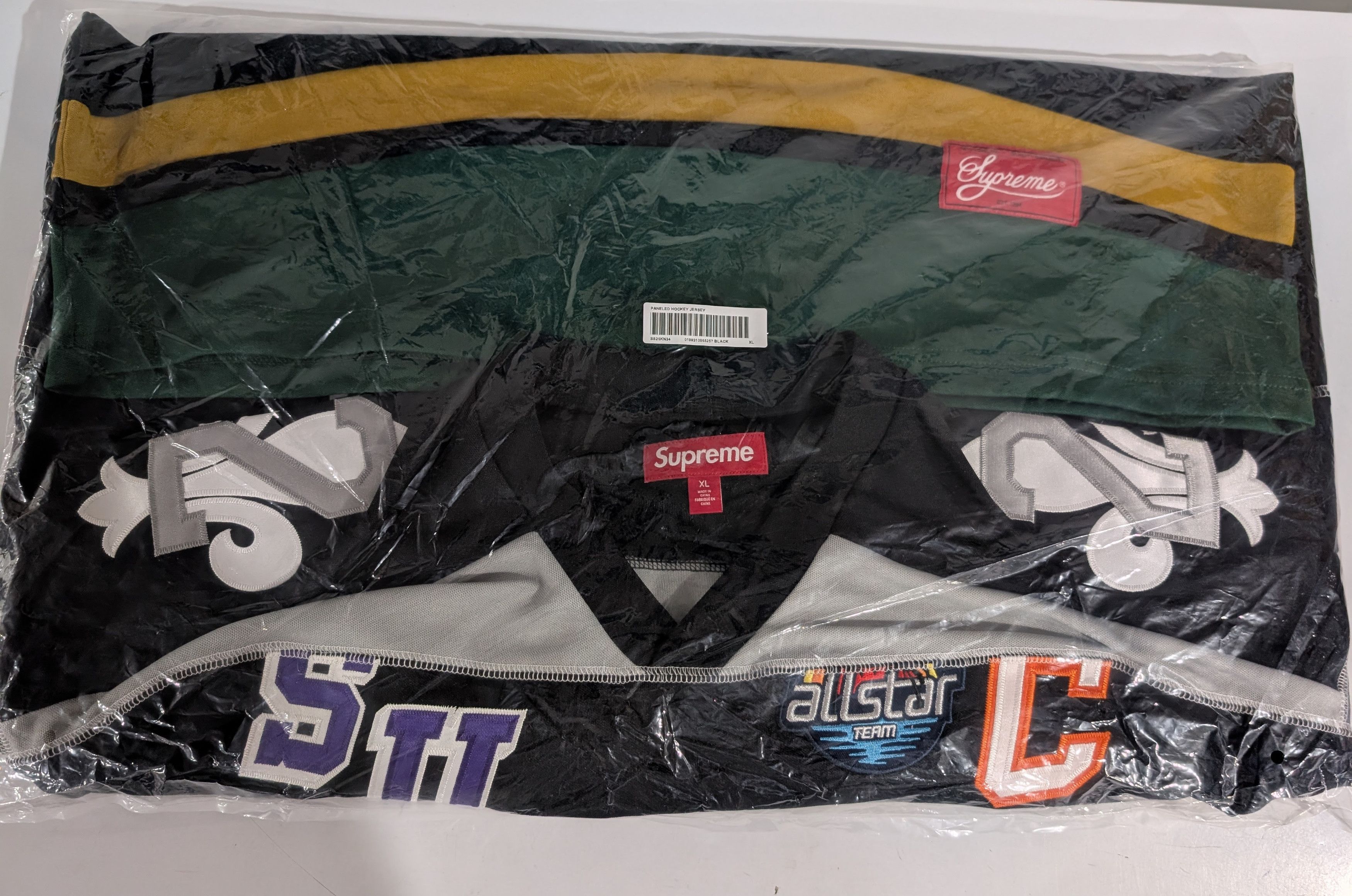Supreme Supreme Paneled Hockey Jersey Size US XL / EU 56 / 4 - 4 Thumbnail